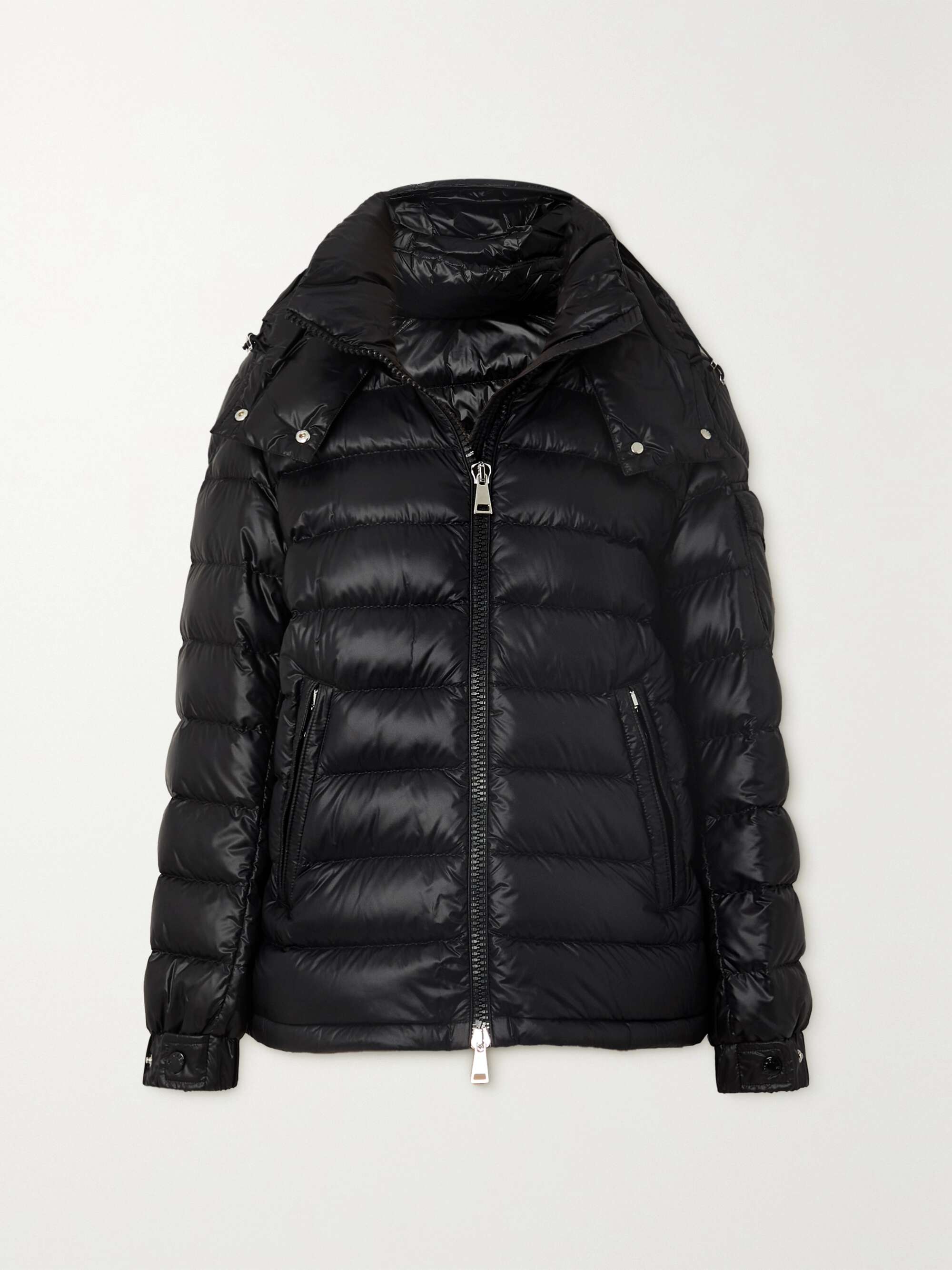 Dalles hooded quilted padded shell down jacket view
