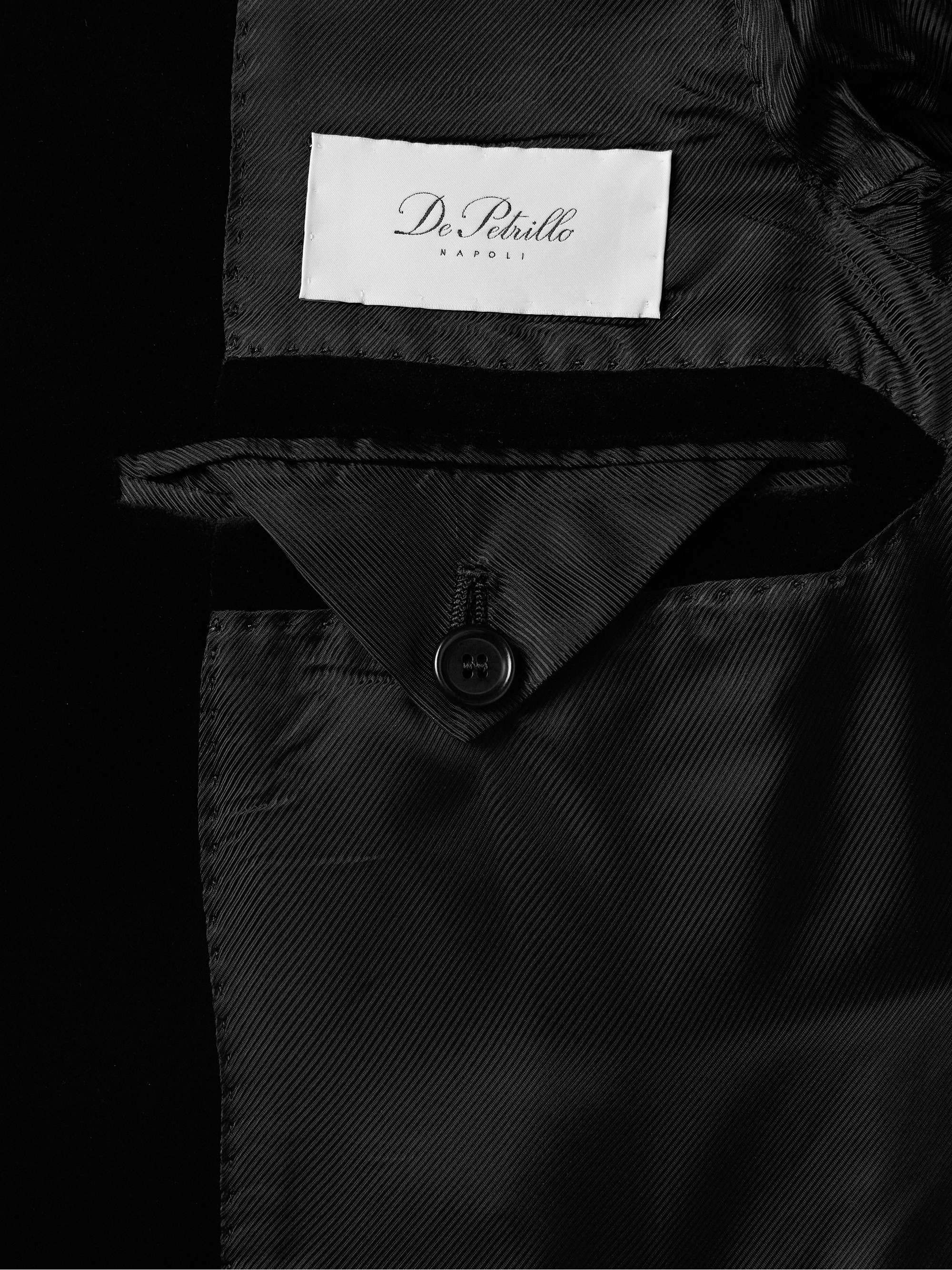 Cotton-Velvet Tuxedo Jacket view