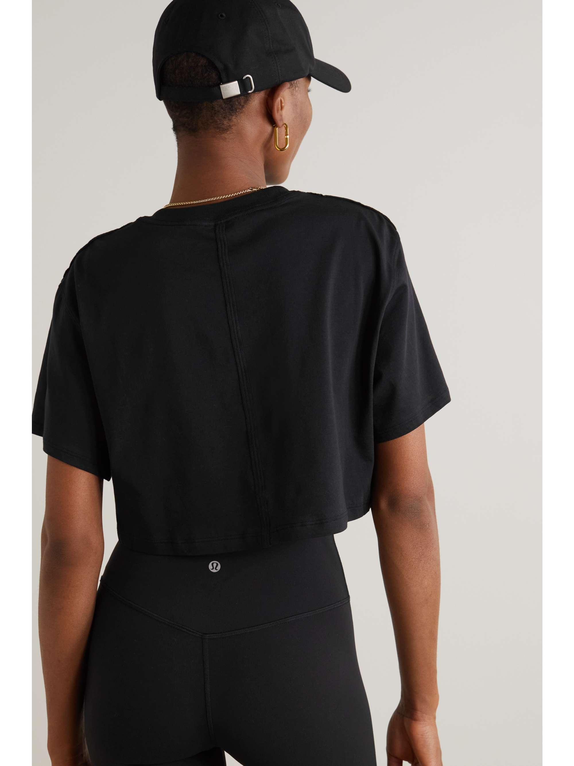 All Yours cropped Pima cotton T-shirt view