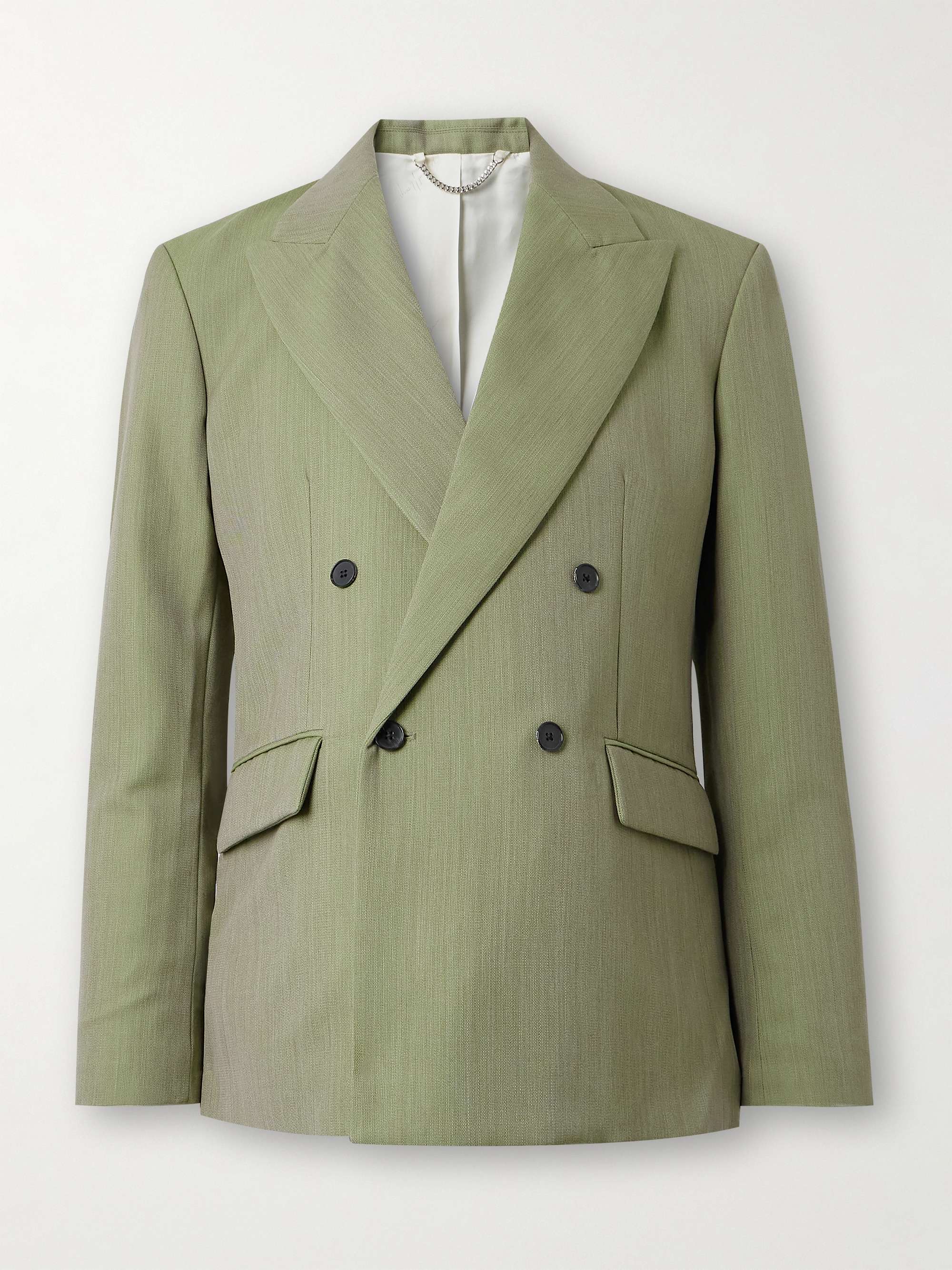 Pico Double-Breasted Wool Blazer view