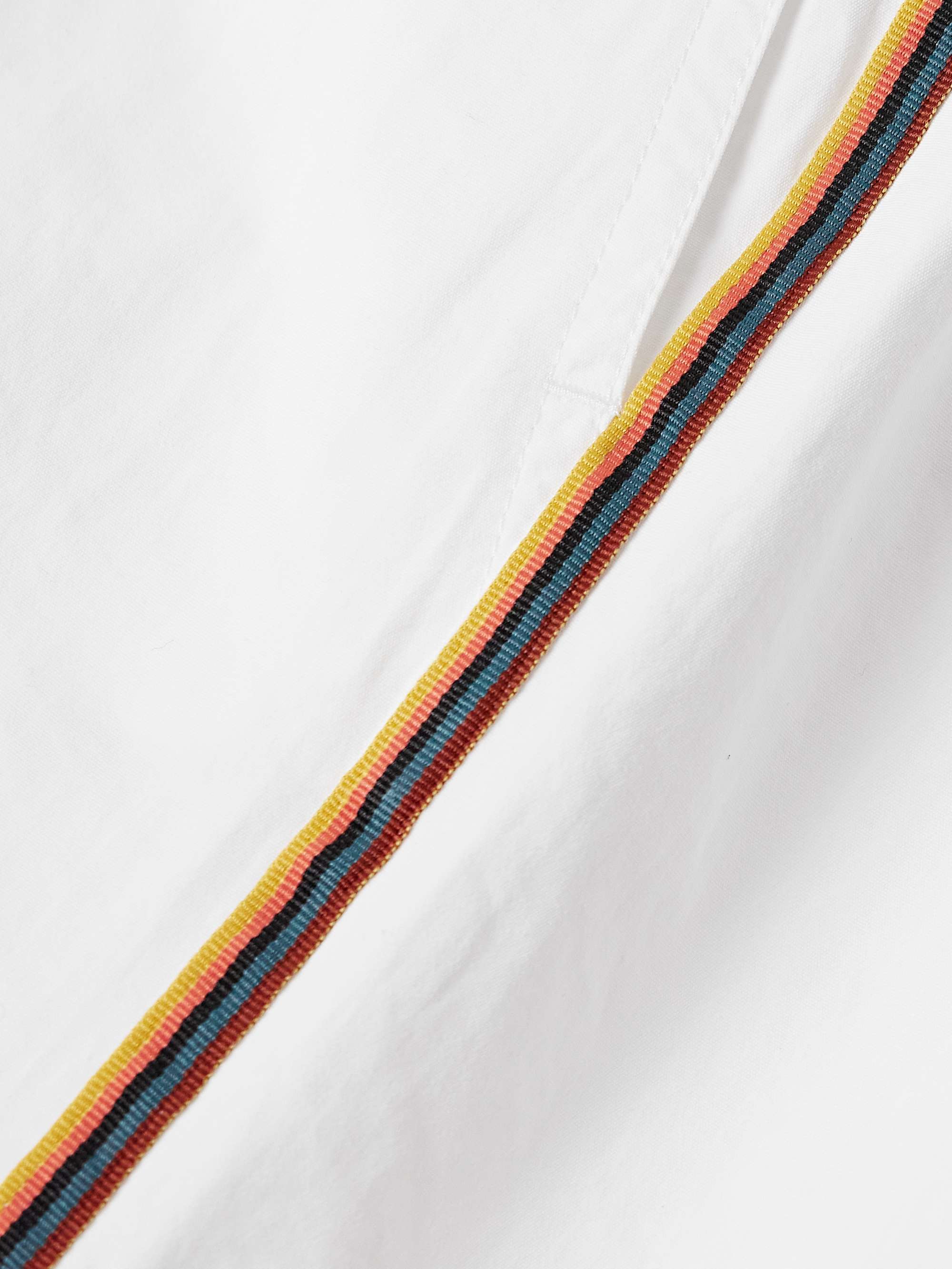 Short-Length Grosgrain-Trimmed Swim Shorts view