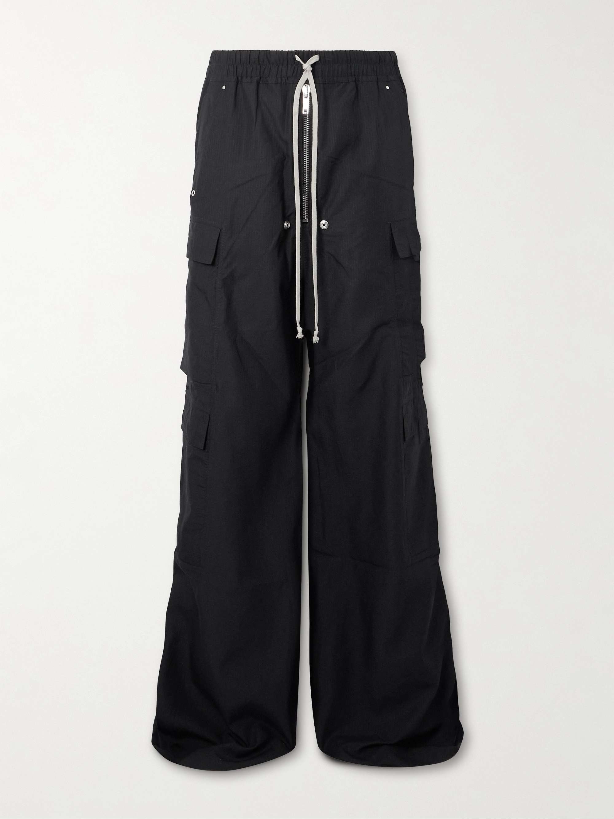 Belas Wide-Leg TENCEL™-Ripstop Drawstring Cargo Trousers view