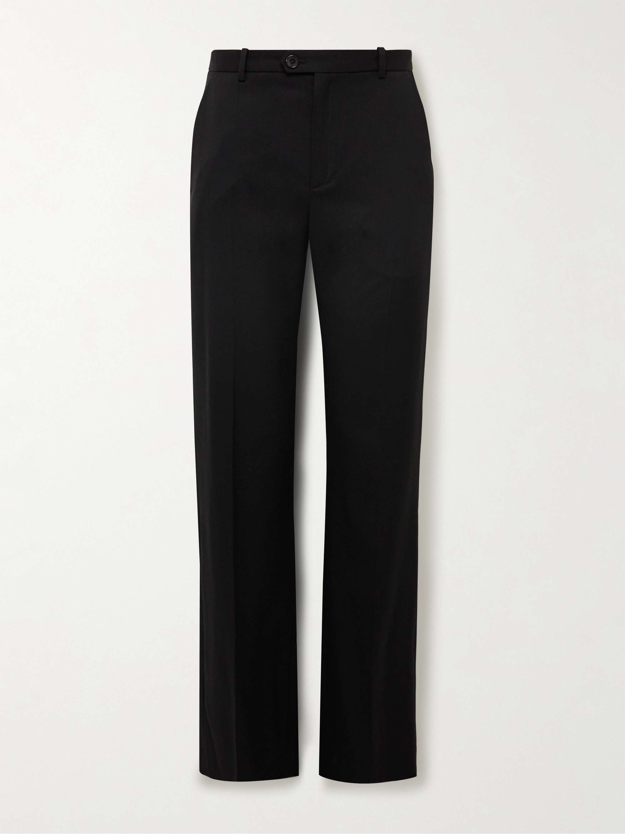 Alistaire Straight-Leg Wool-Blend Twill Trousers view