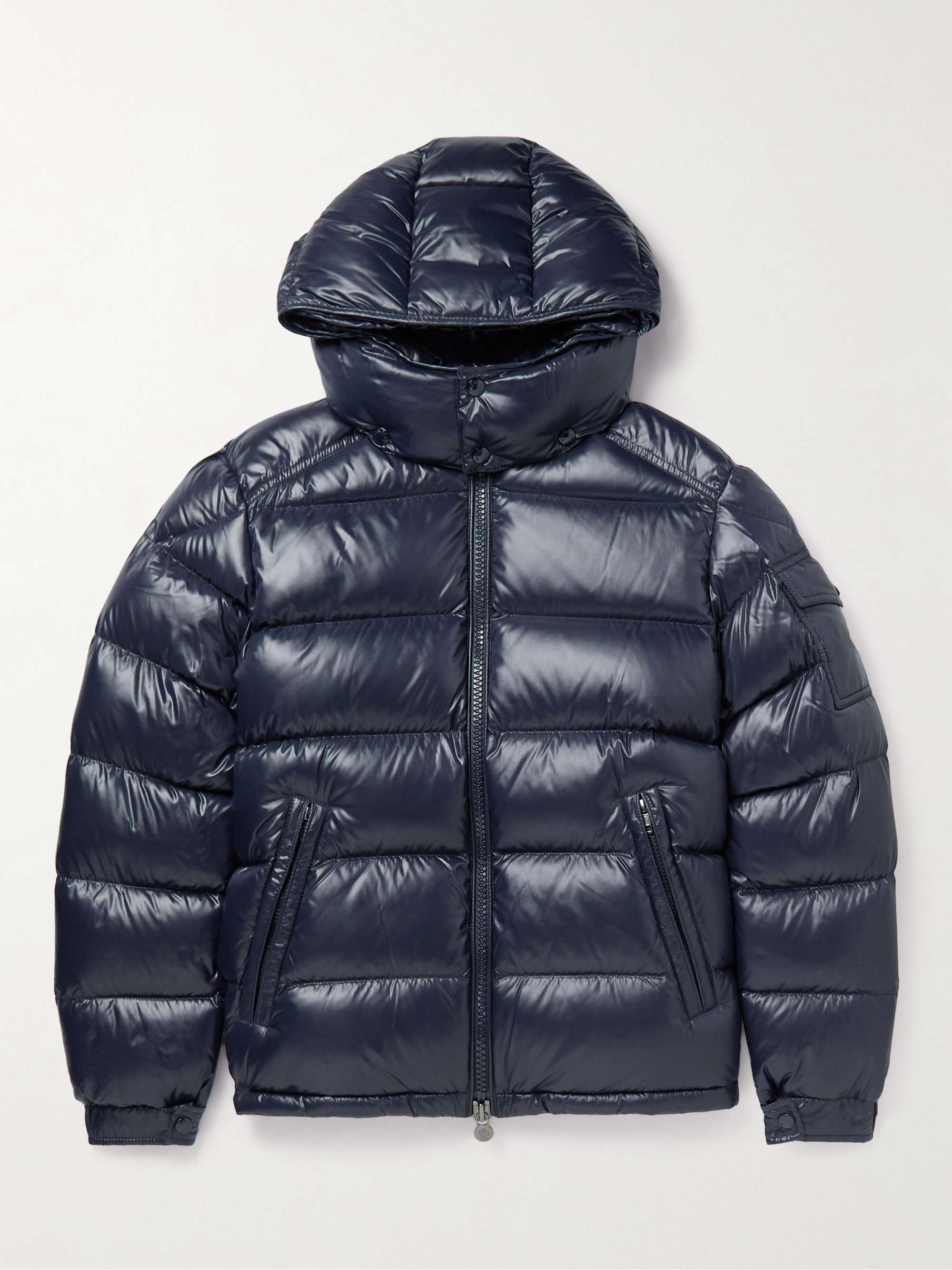 Maya Quilted Shell Hooded Down Jacket view