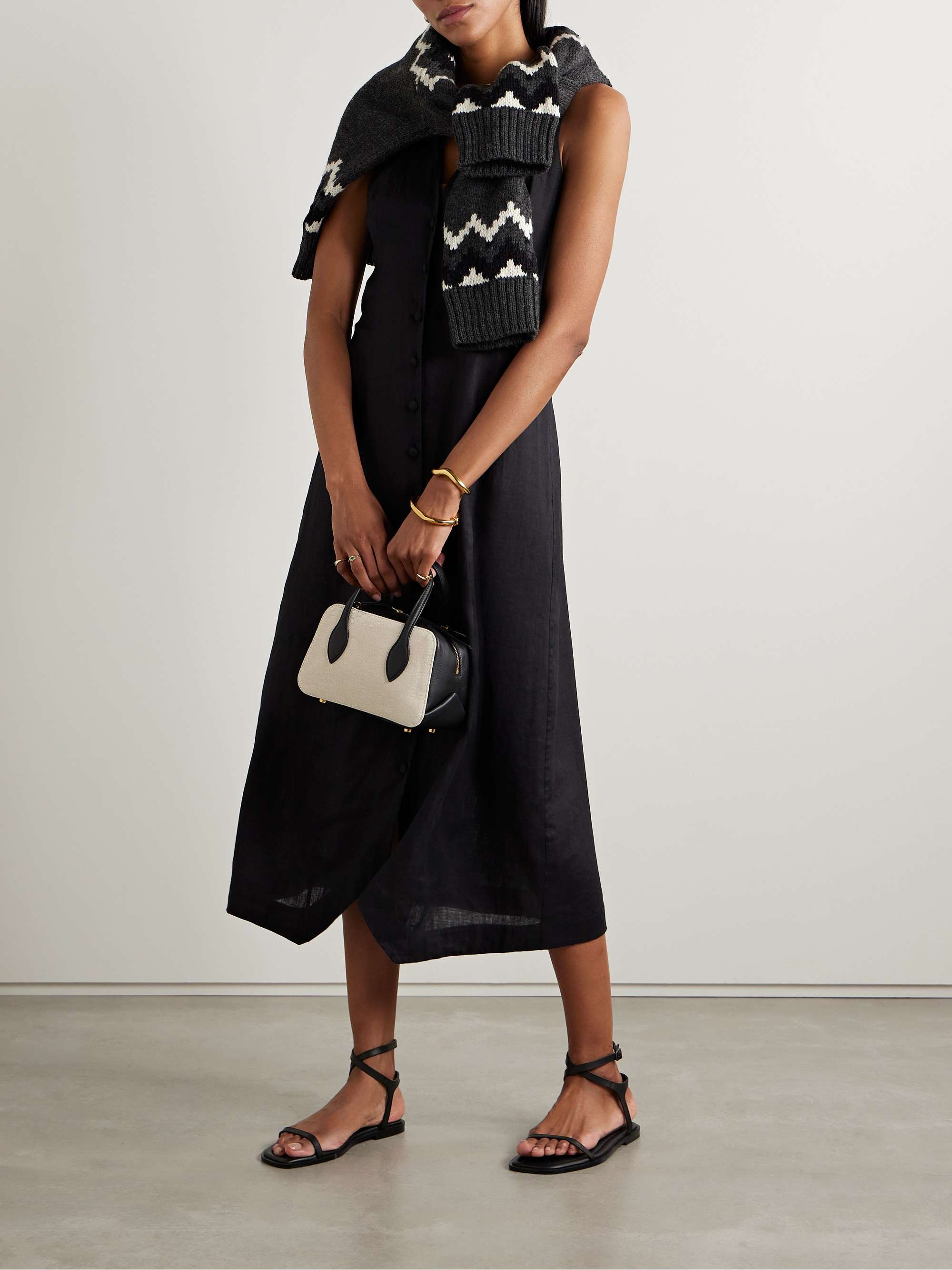 Allene linen midi dress view