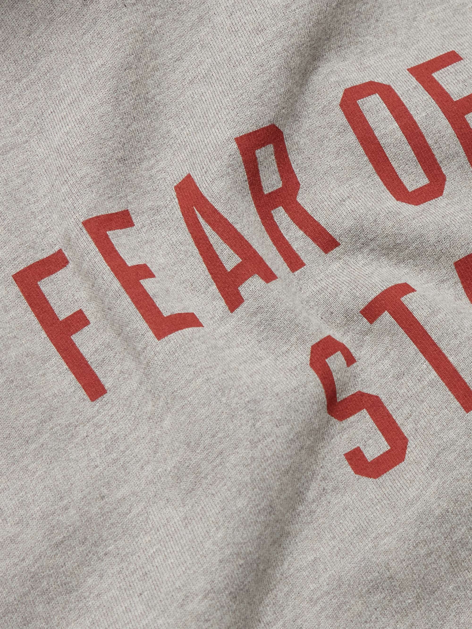 Oversized Logo-Print Cotton-Blend Jersey Hoodie view