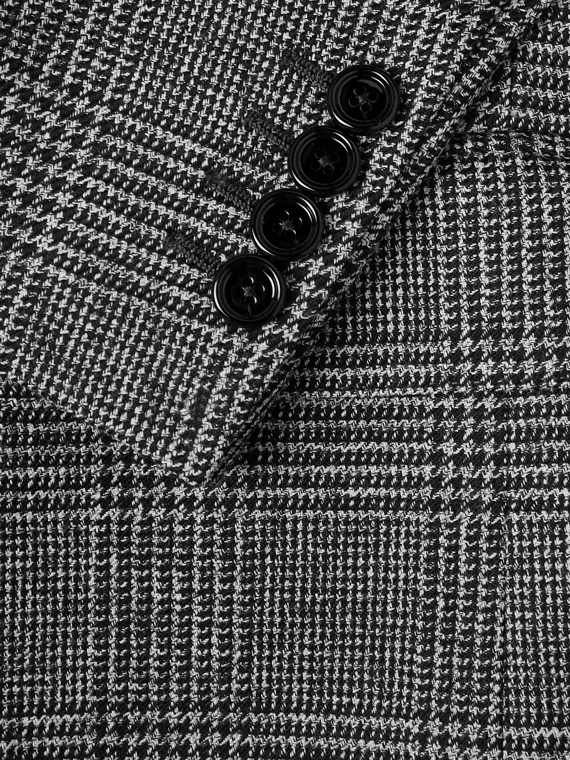 Prince of Wales Checked Wool Blazer view