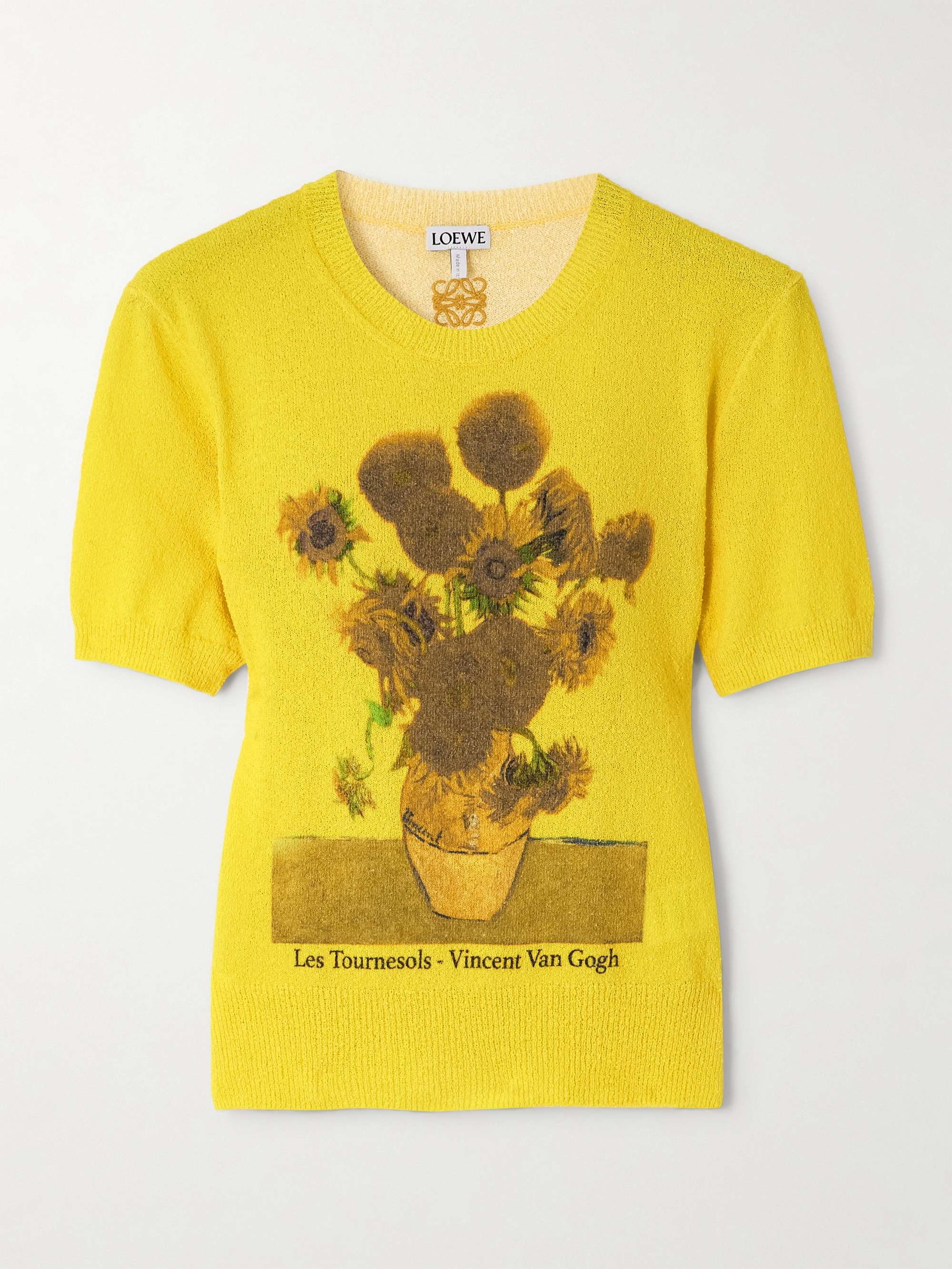 Printed cotton-blend terry T-shirt view
