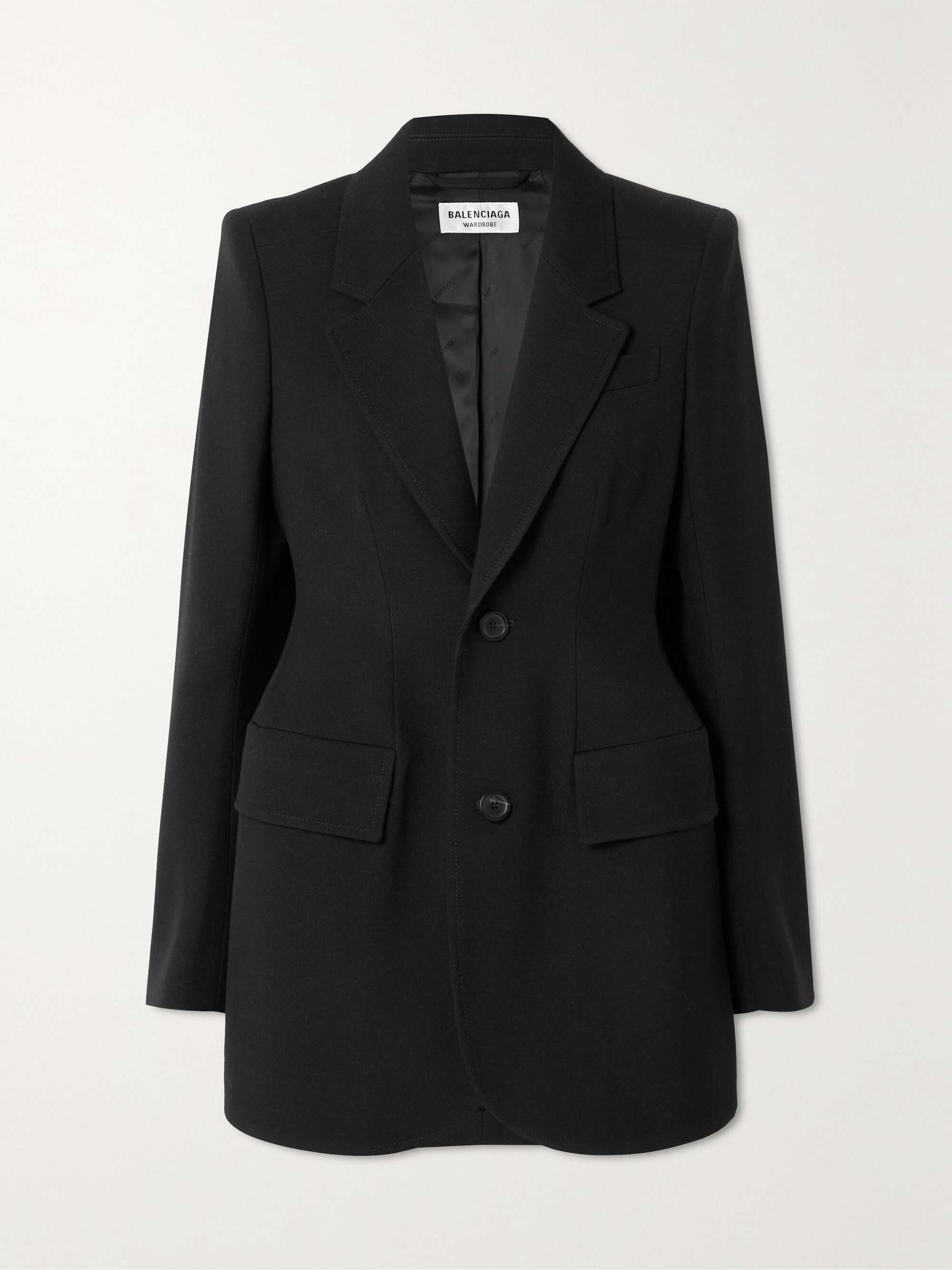 Hourglass wool blazer view