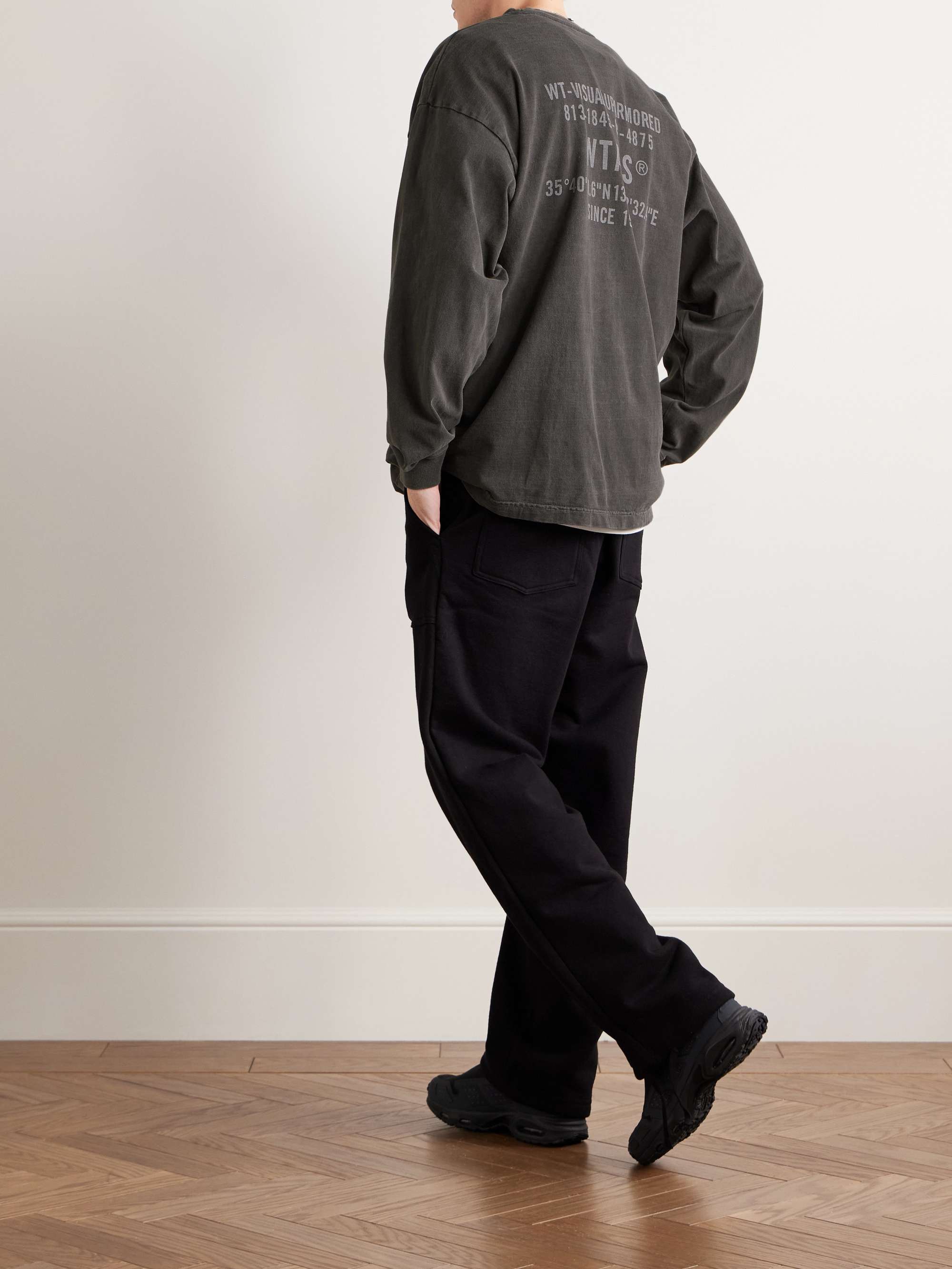 Printed Garment-Dyed Cotton-Jersey T-Shirt view