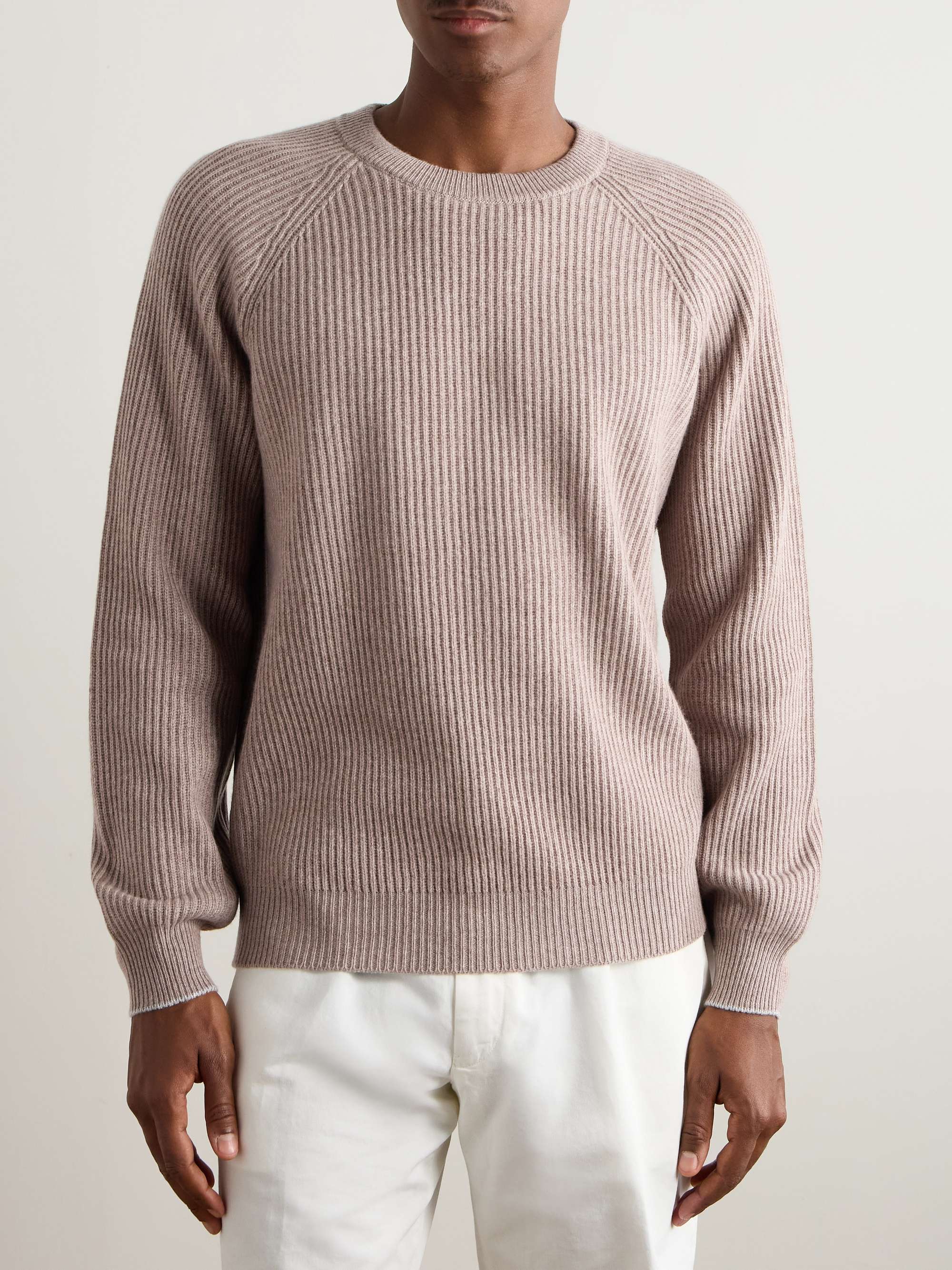 Ribbed Cashmere Sweater view