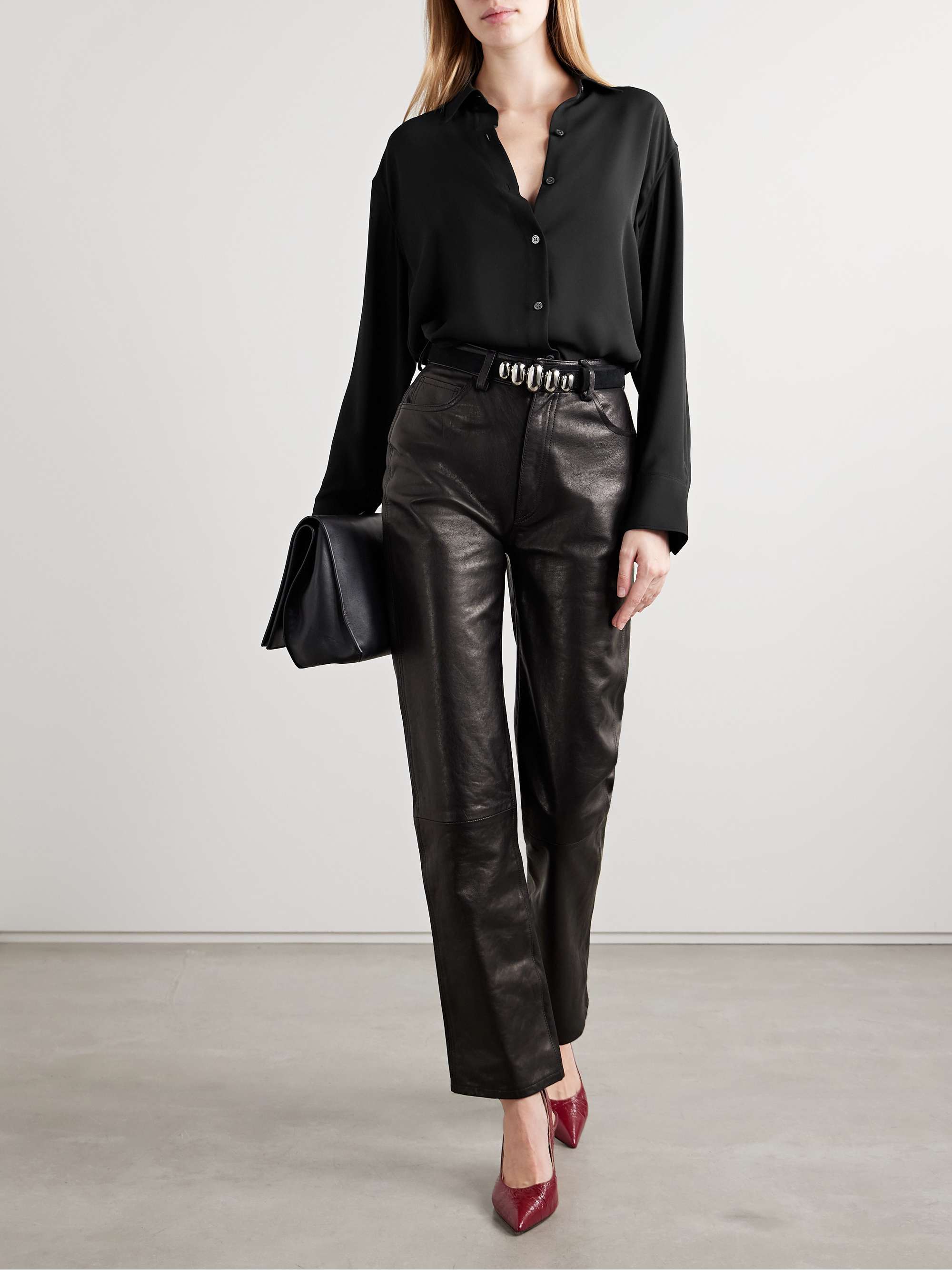 Crepe de chine shirt view