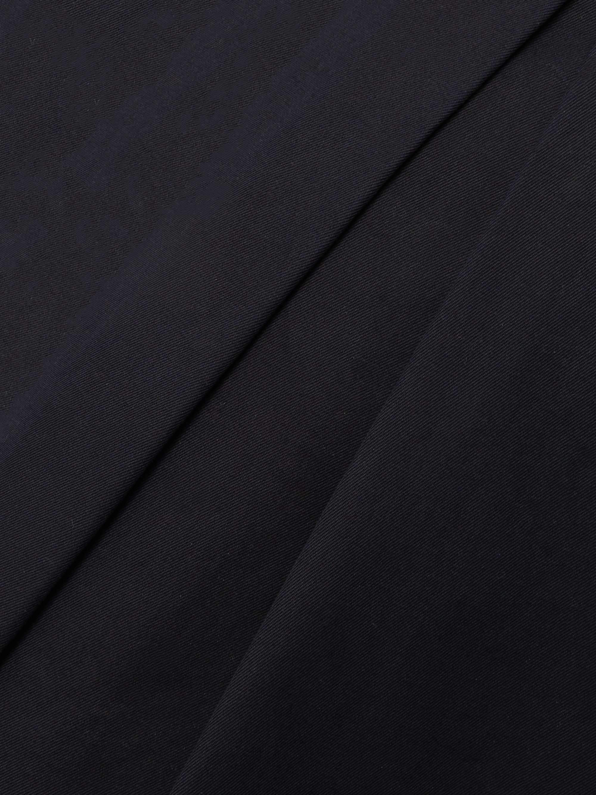 Pleated cotton-twill wide-leg pants view