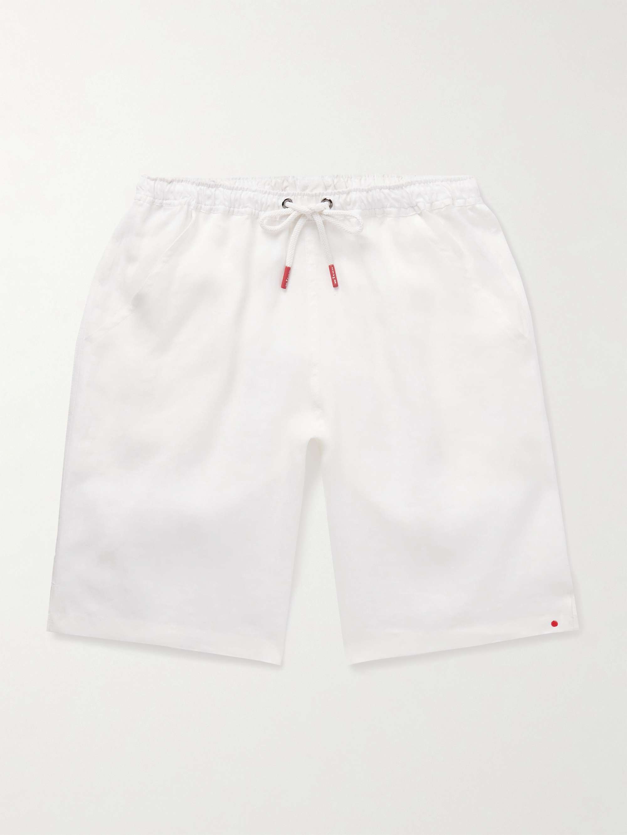 Slim-Fit Linen Drawstring Shorts view
