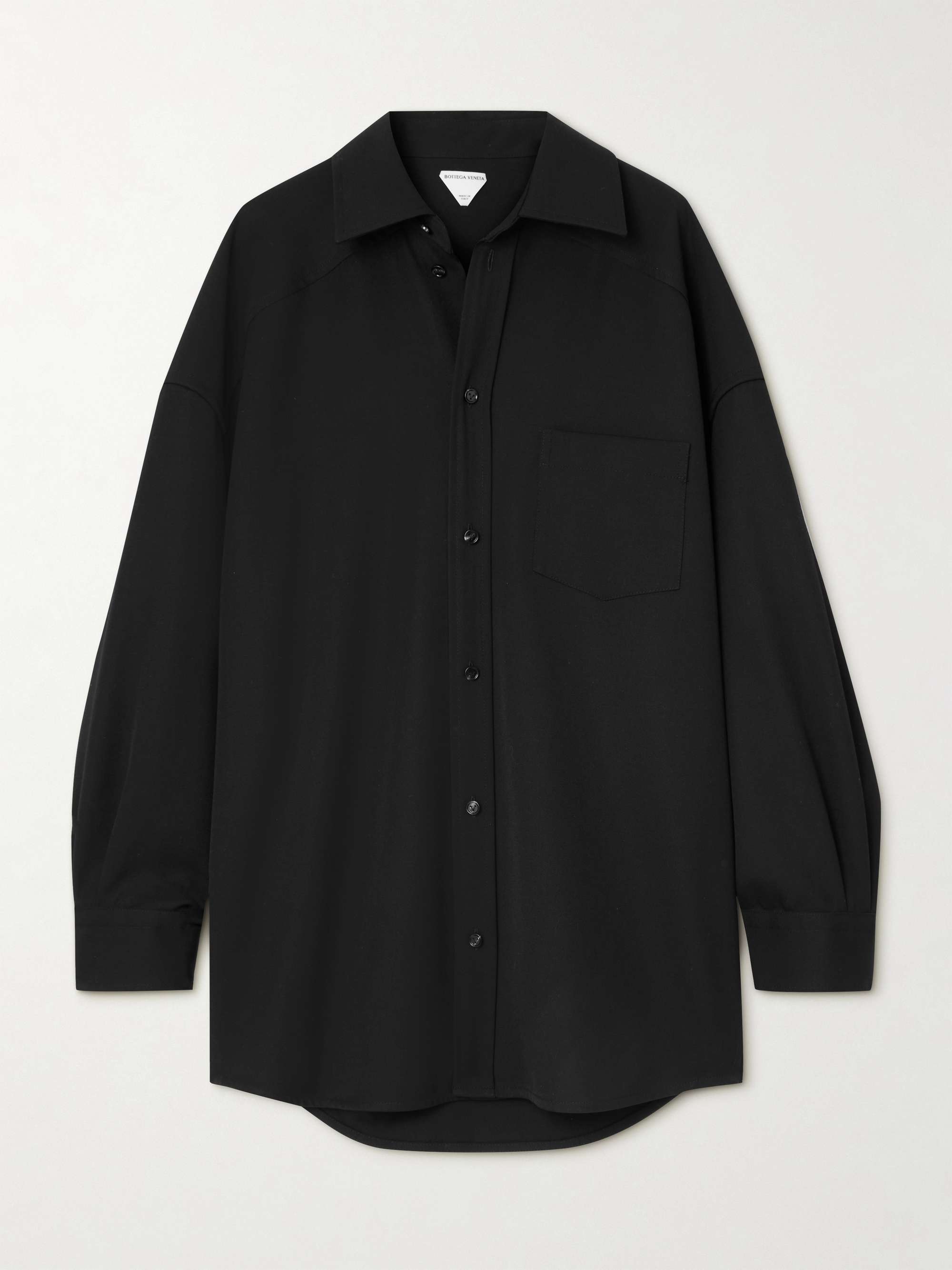 Wool-twill shirt view