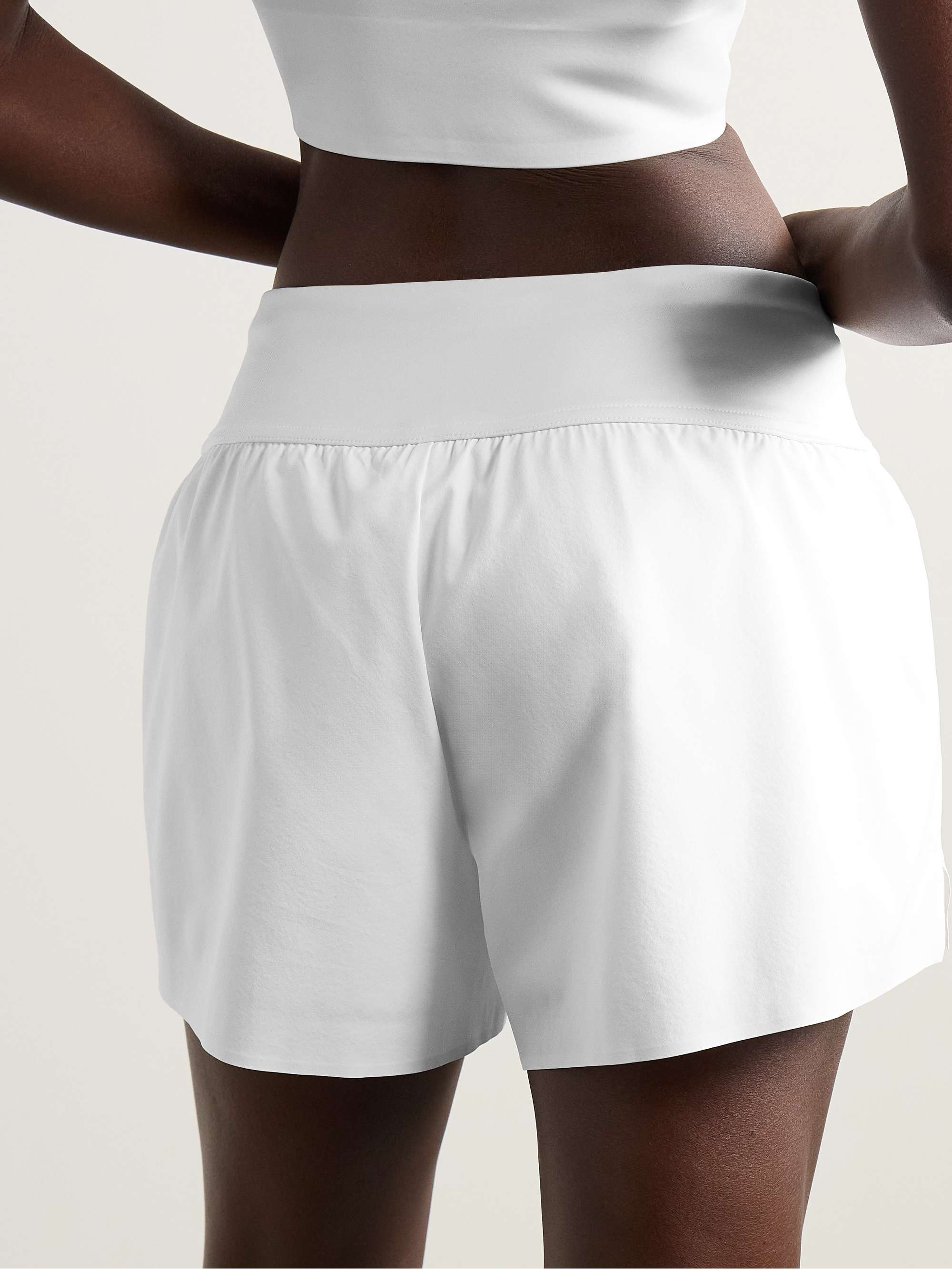 Court layered recycled-jersey shorts view
