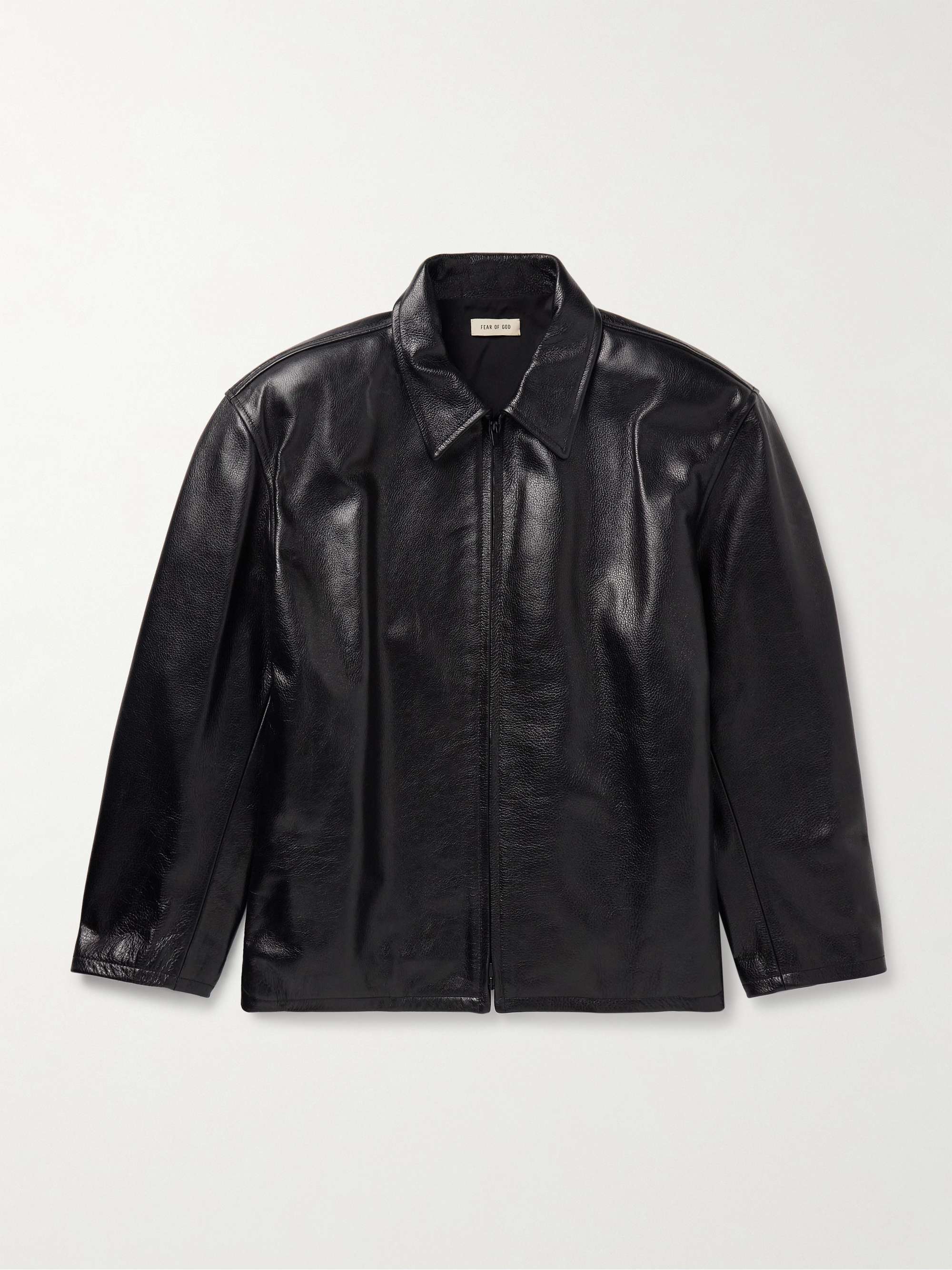 Full-Grain Leather Jacket view
