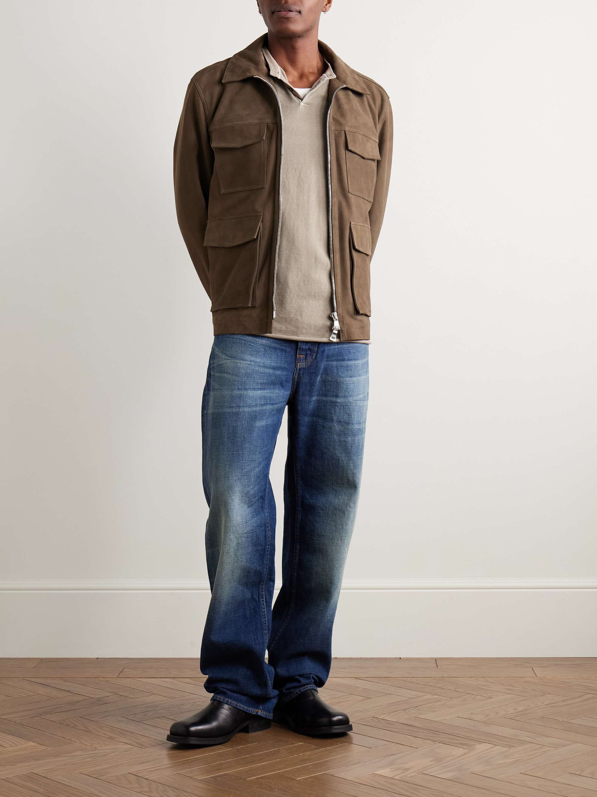 Cotton-Jersey Henley Shirt view