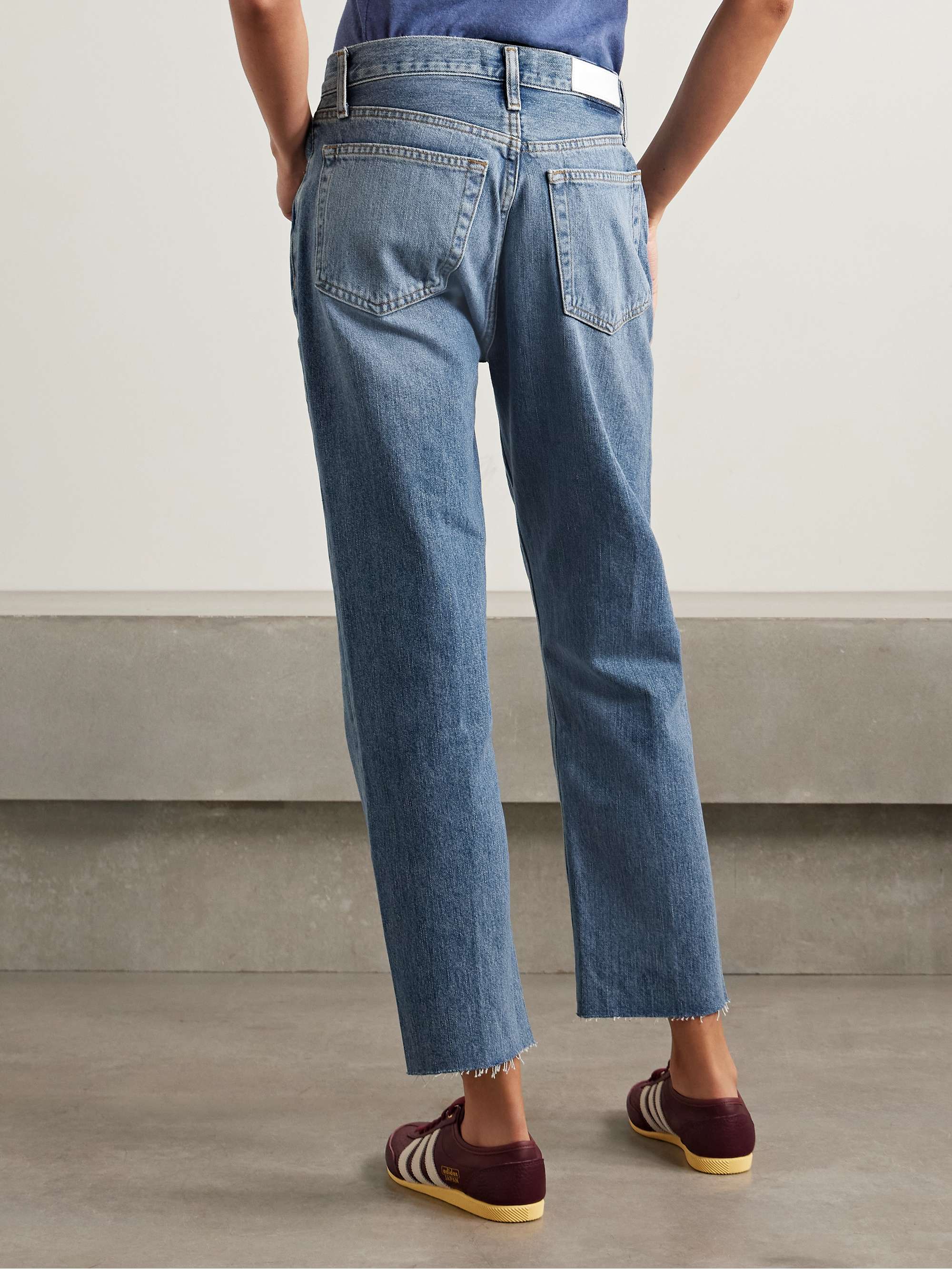 70s High Rise Stove Pipe straight-leg jeans view