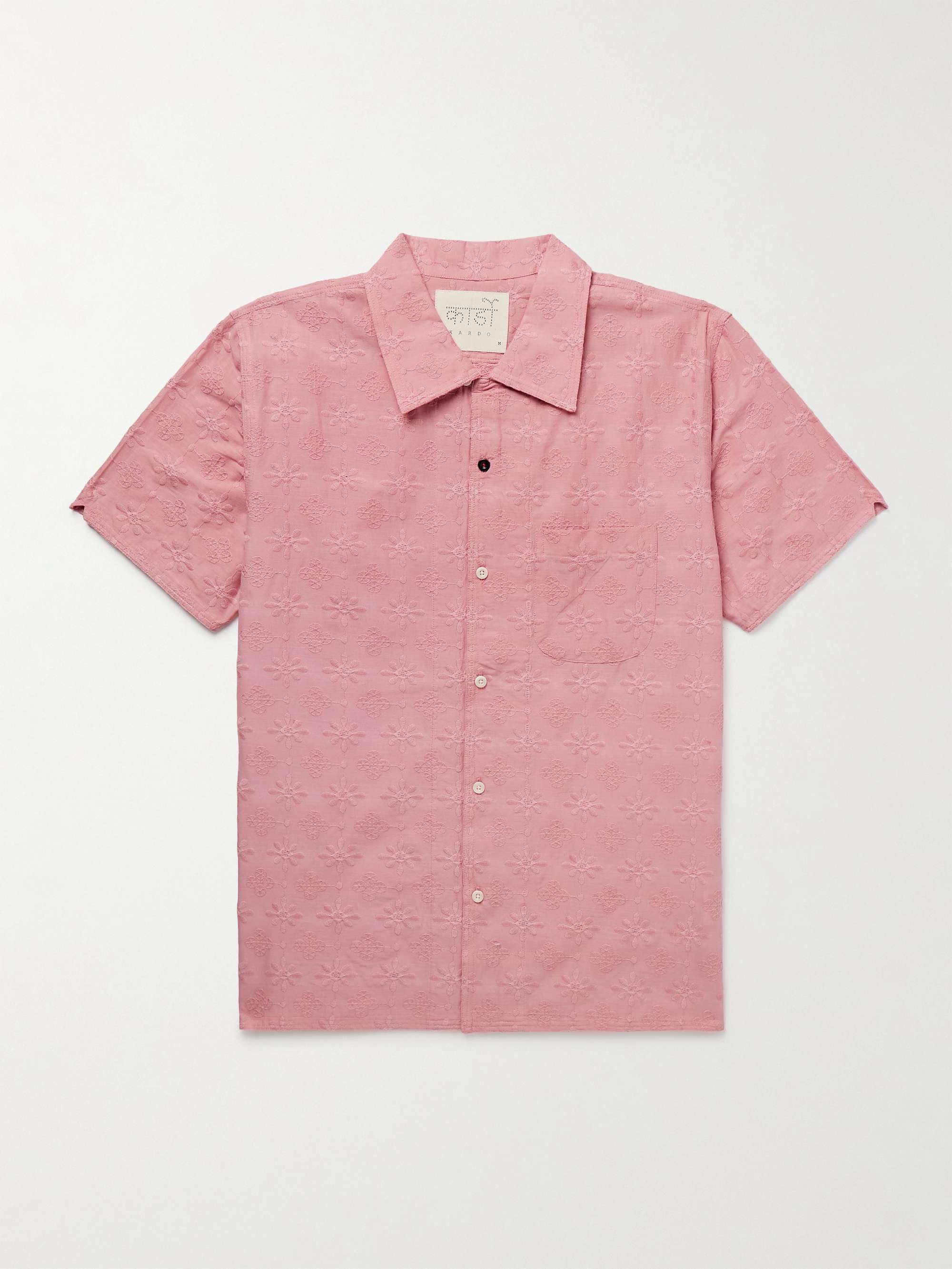 Chintan Embroidered Cotton-Voile Shirt view