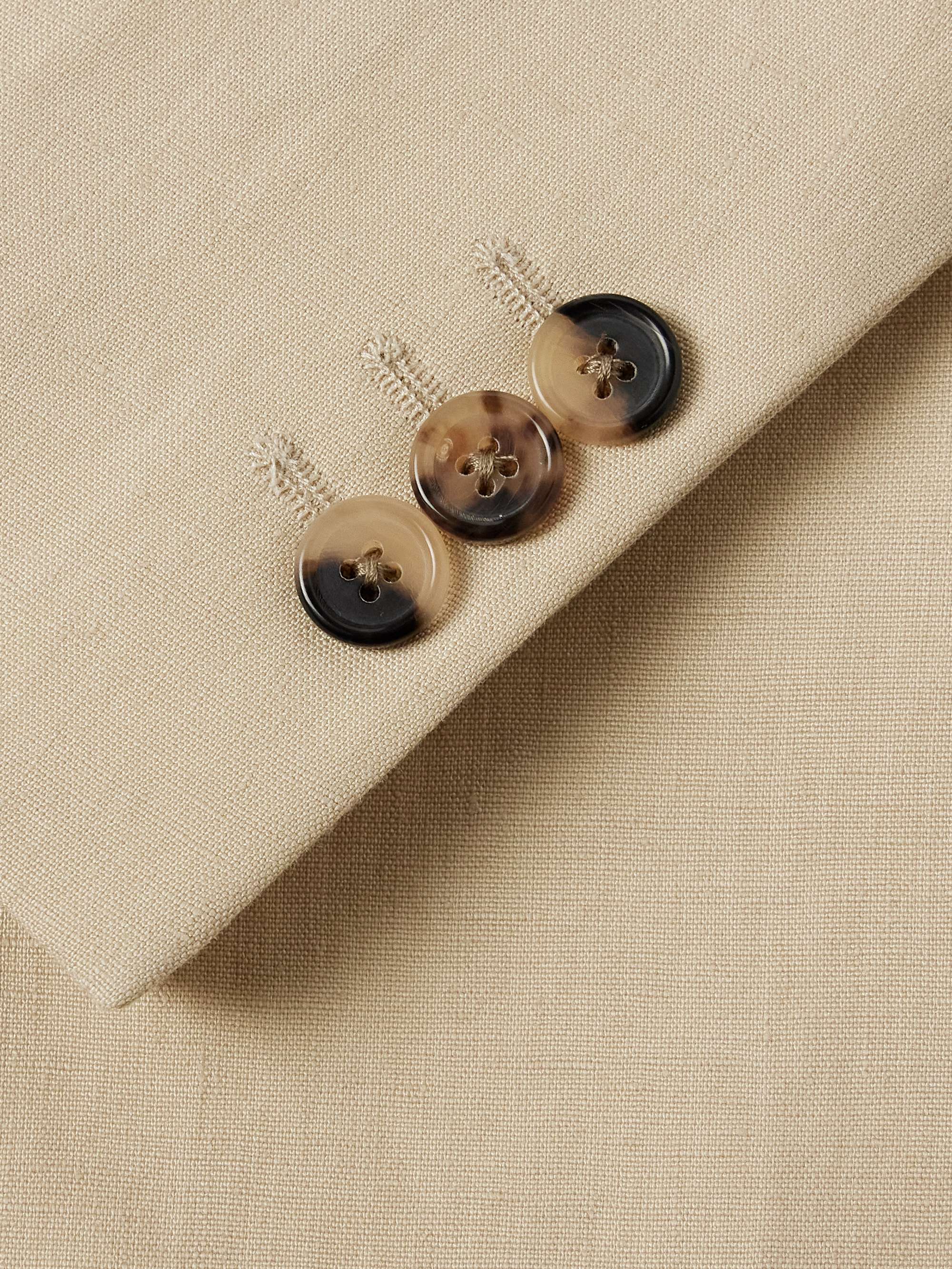 Double-Breasted Linen Blazer view