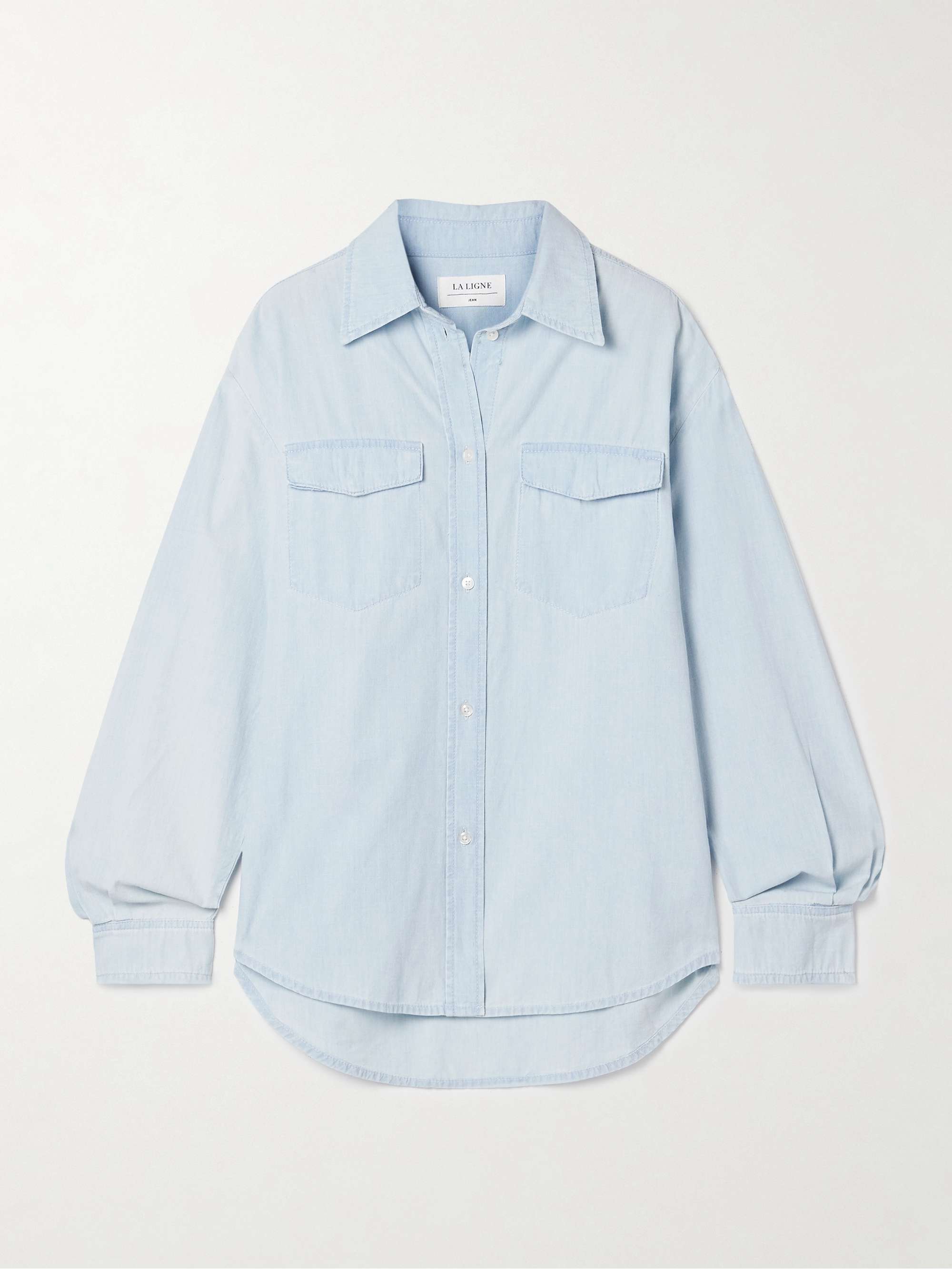 Cotton-chambray shirt view