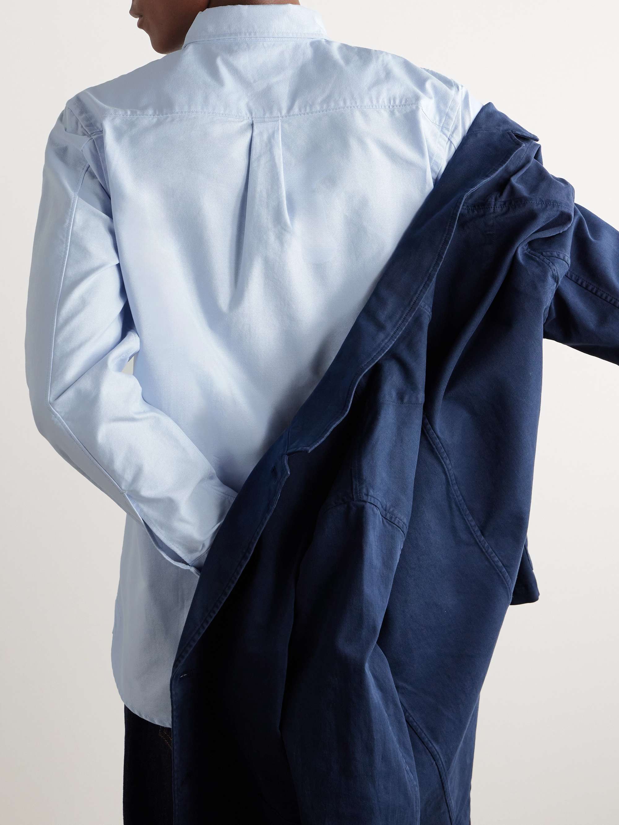 Button-Down Collar Cotton Oxford Shirt view