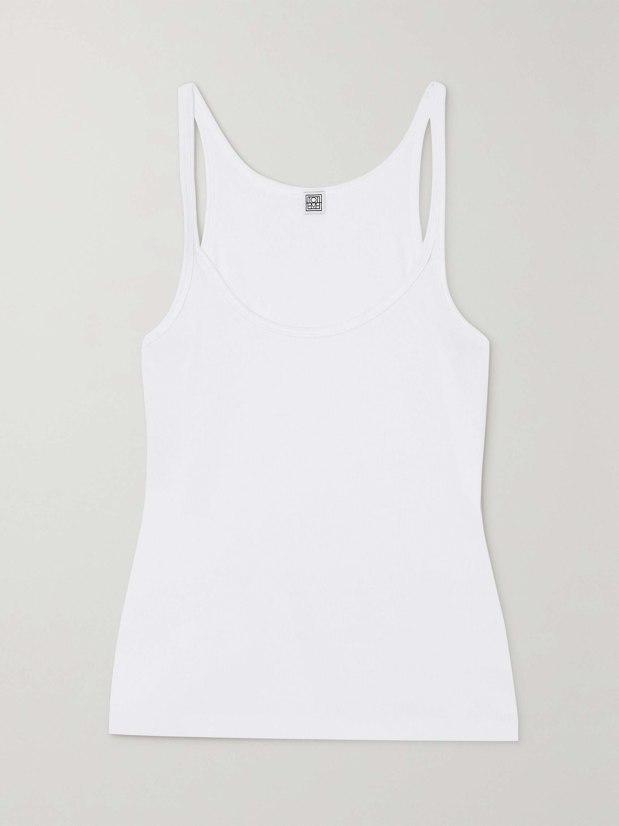 + NET SUSTAIN ribbed stretch organic cotton-jersey tank view