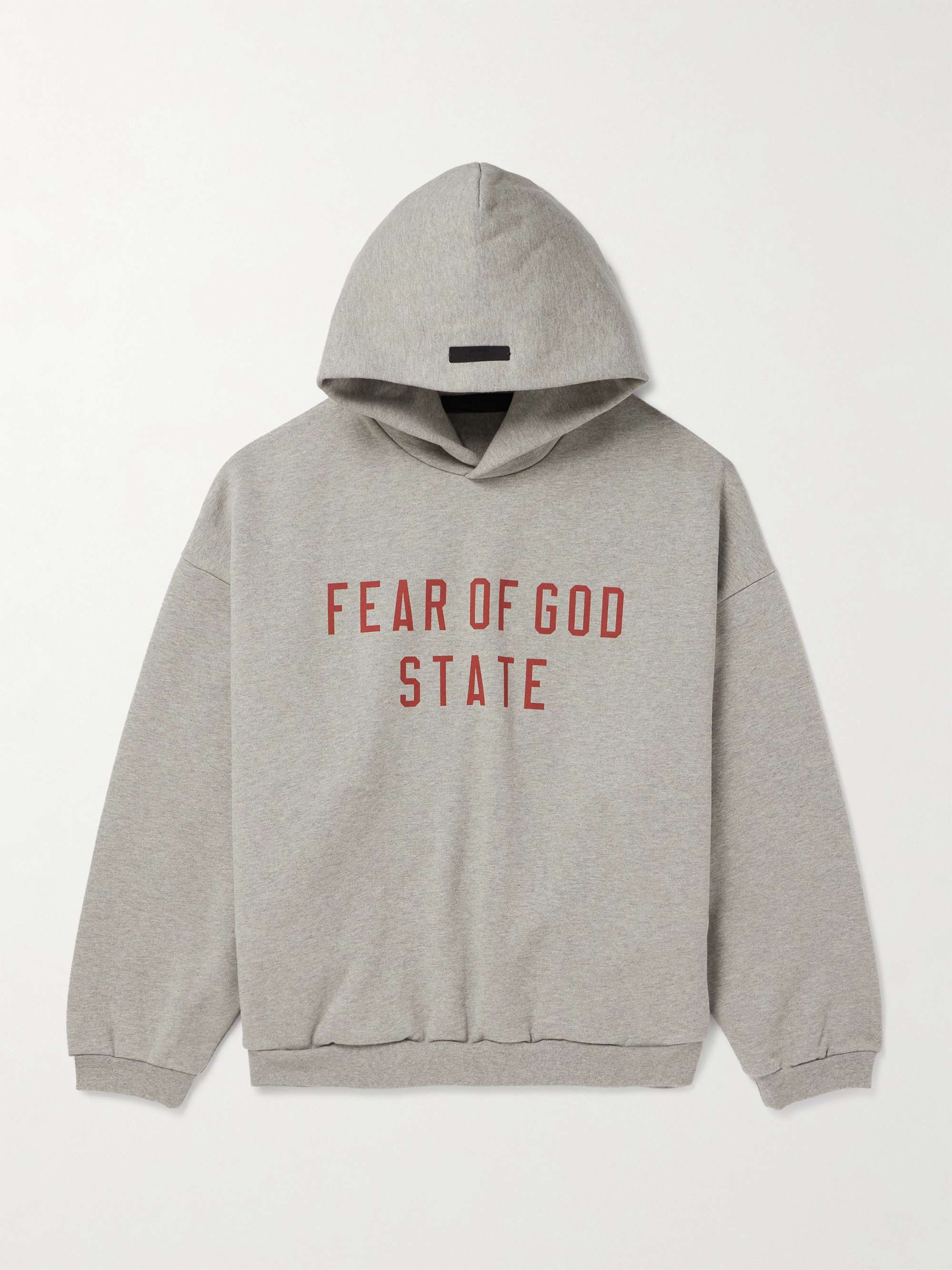 Oversized Logo-Print Cotton-Blend Jersey Hoodie view