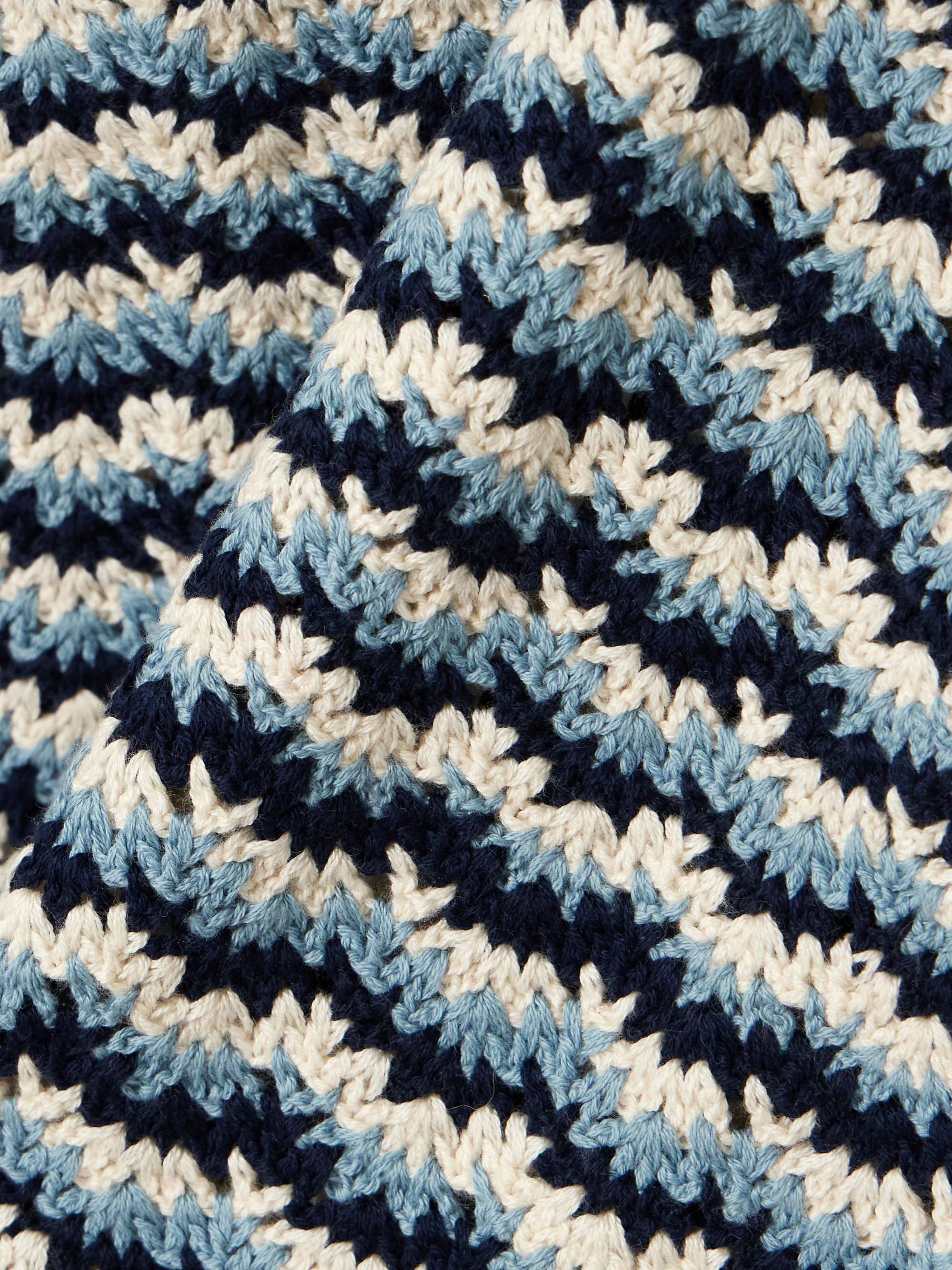 Naplo crocheted cotton mini skirt view