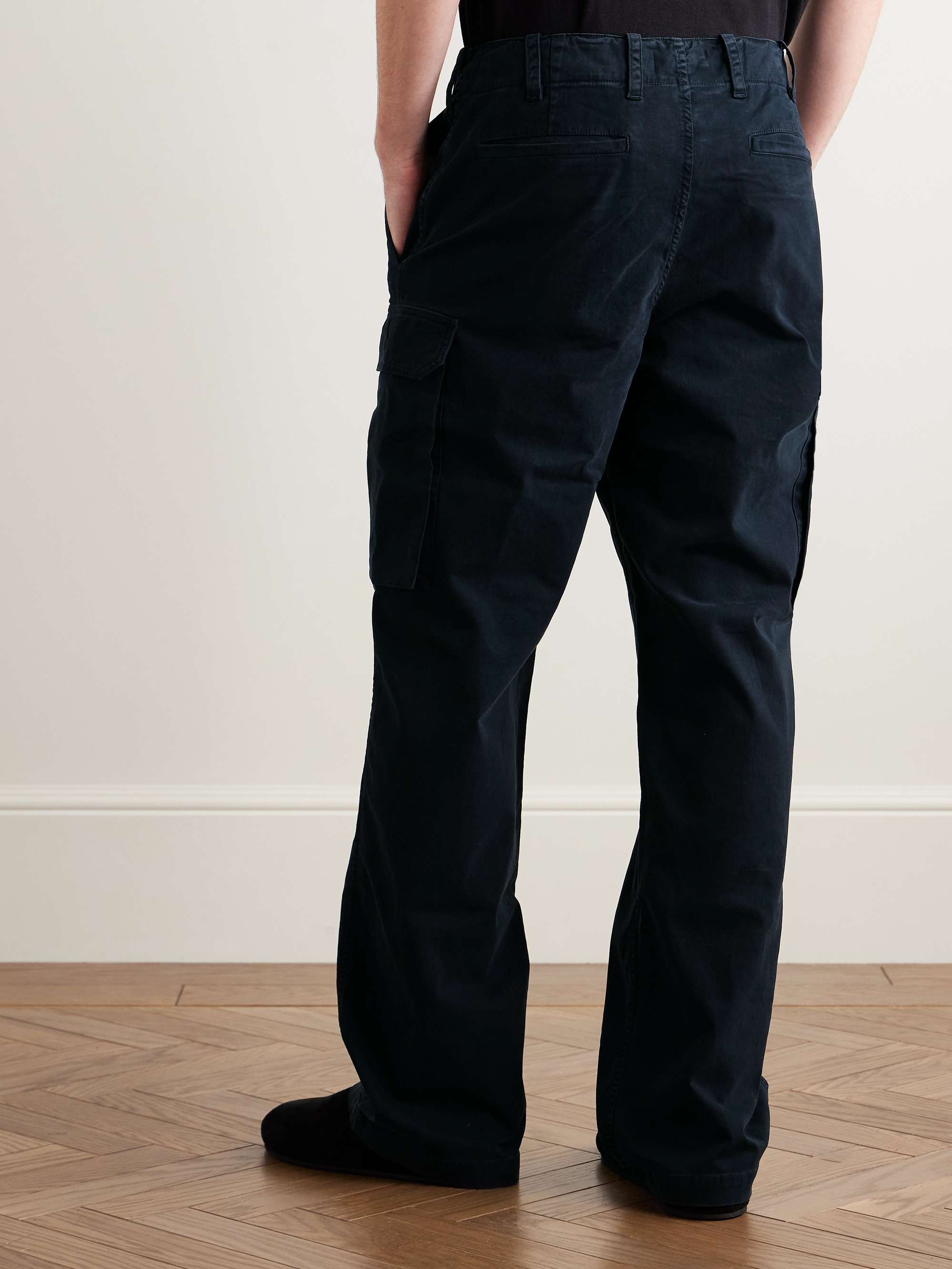 Friedman Straight-Leg Cotton-Blend Twill Cargo Trousers view