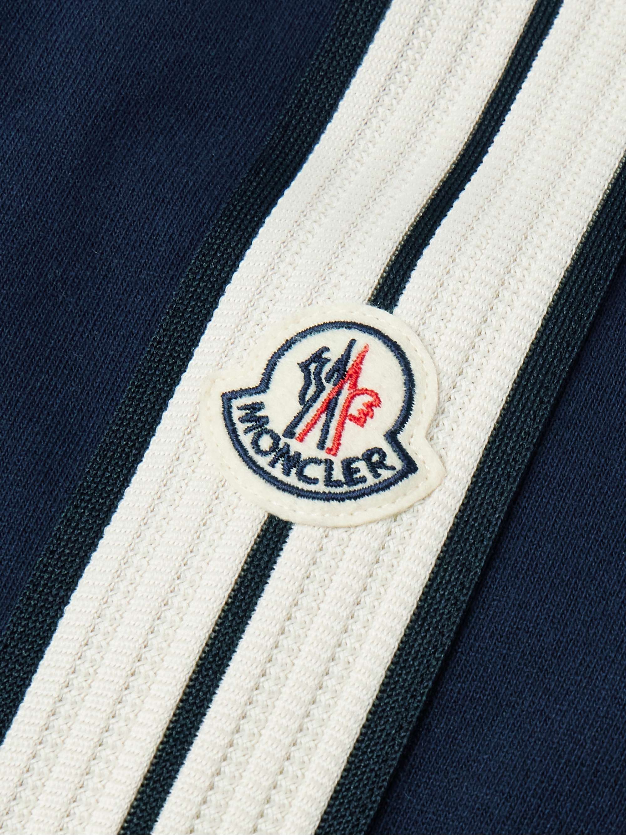 Striped Cotton-Jersey Track Jacket view