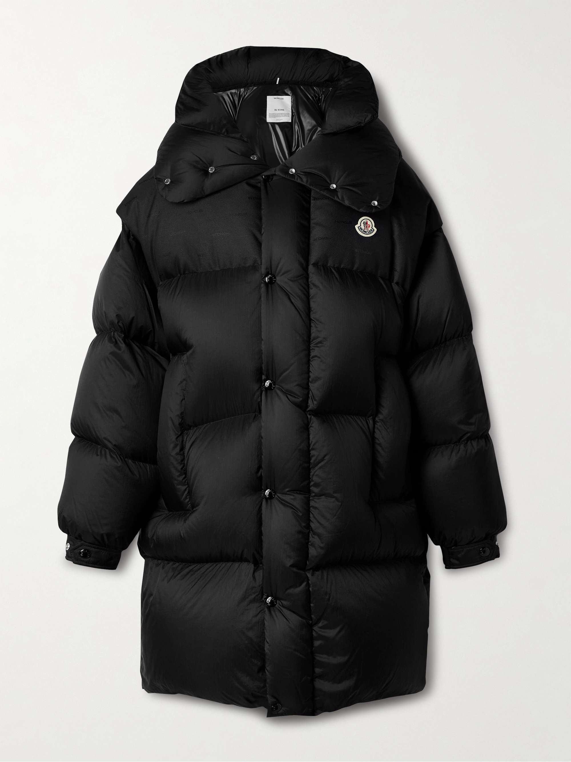 Verone convertible hooded quilted shell down coat view