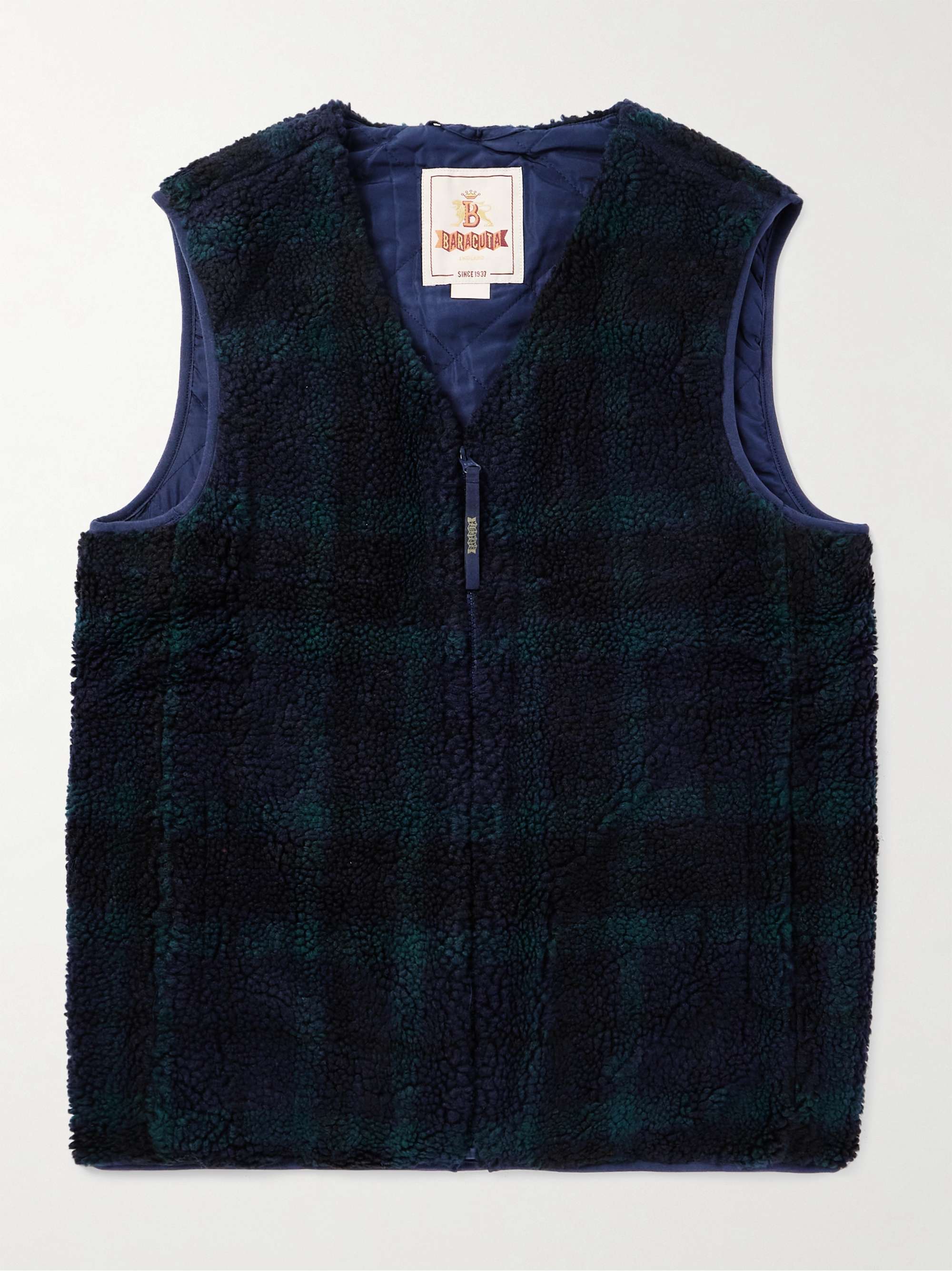 Miller Checked Fleece Gilet view