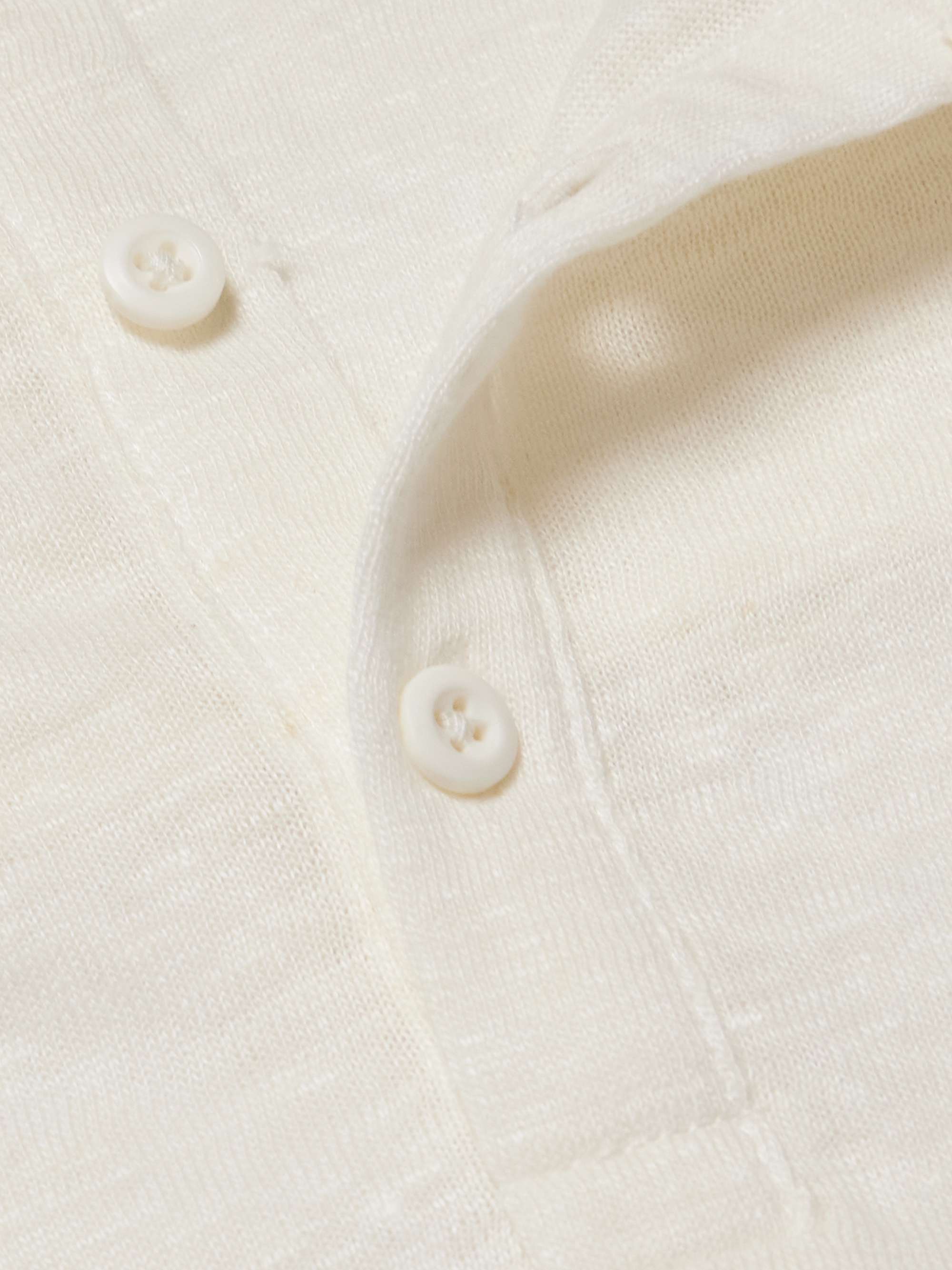 Linen-Jersey Henley T-Shirt view