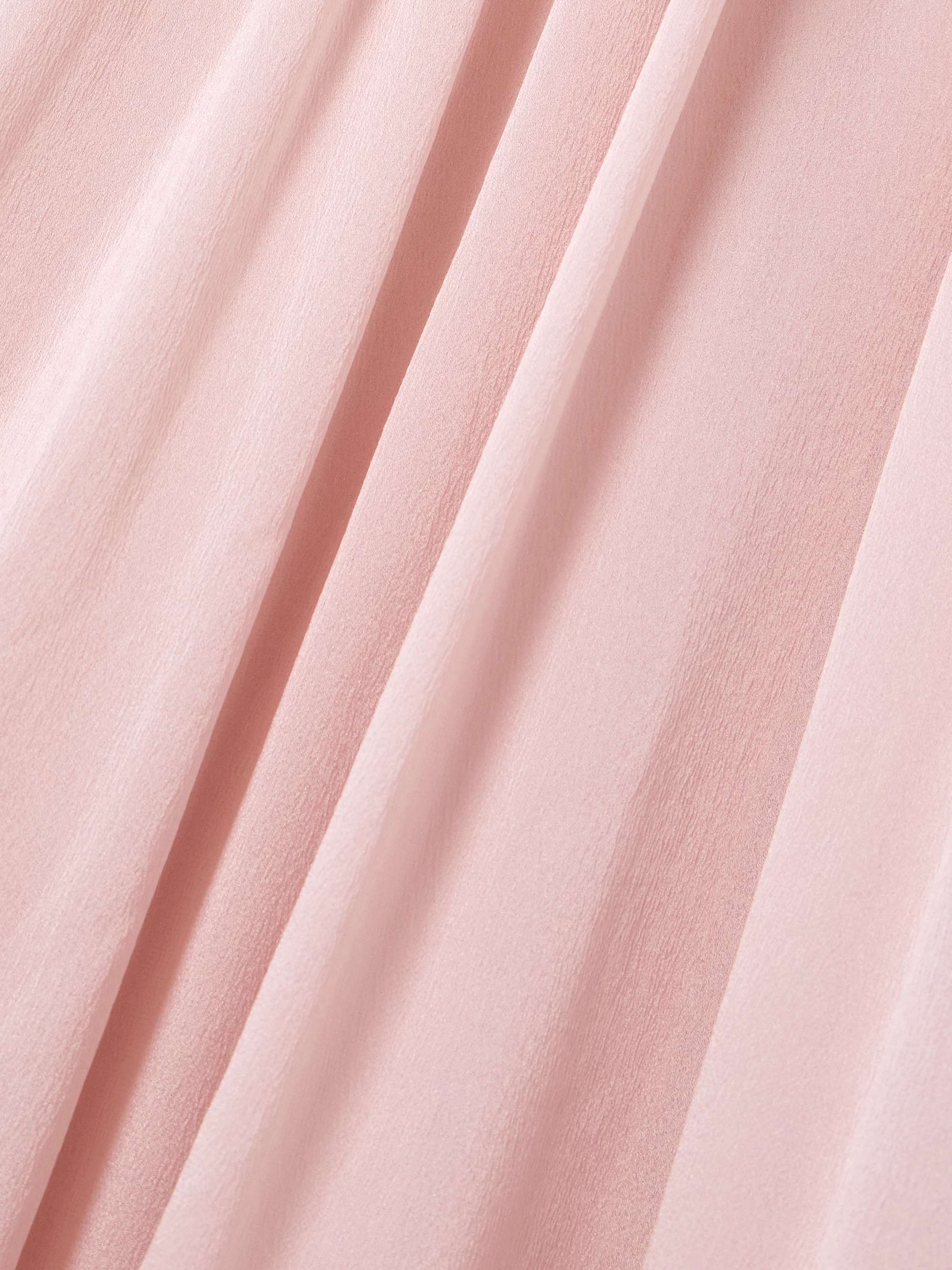 Ruffled silk-chiffon gown view