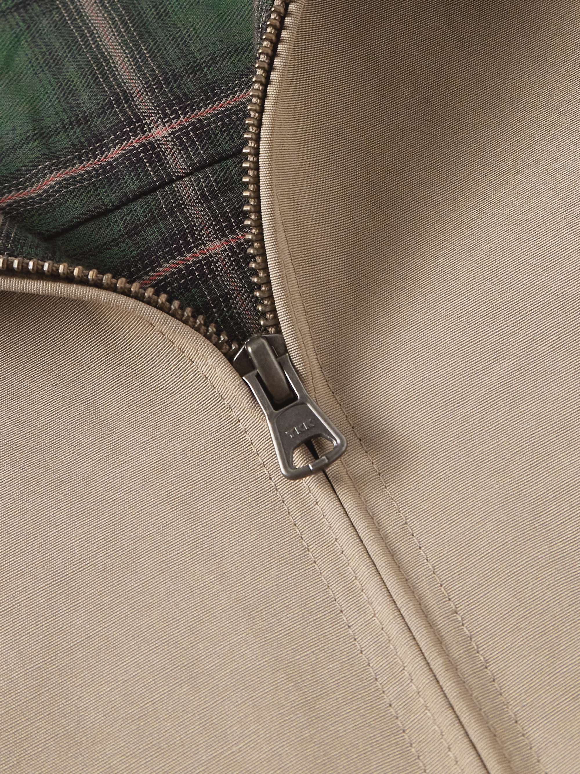 Buddy Cropped Cotton-Blend Twill Harrington Jacket view