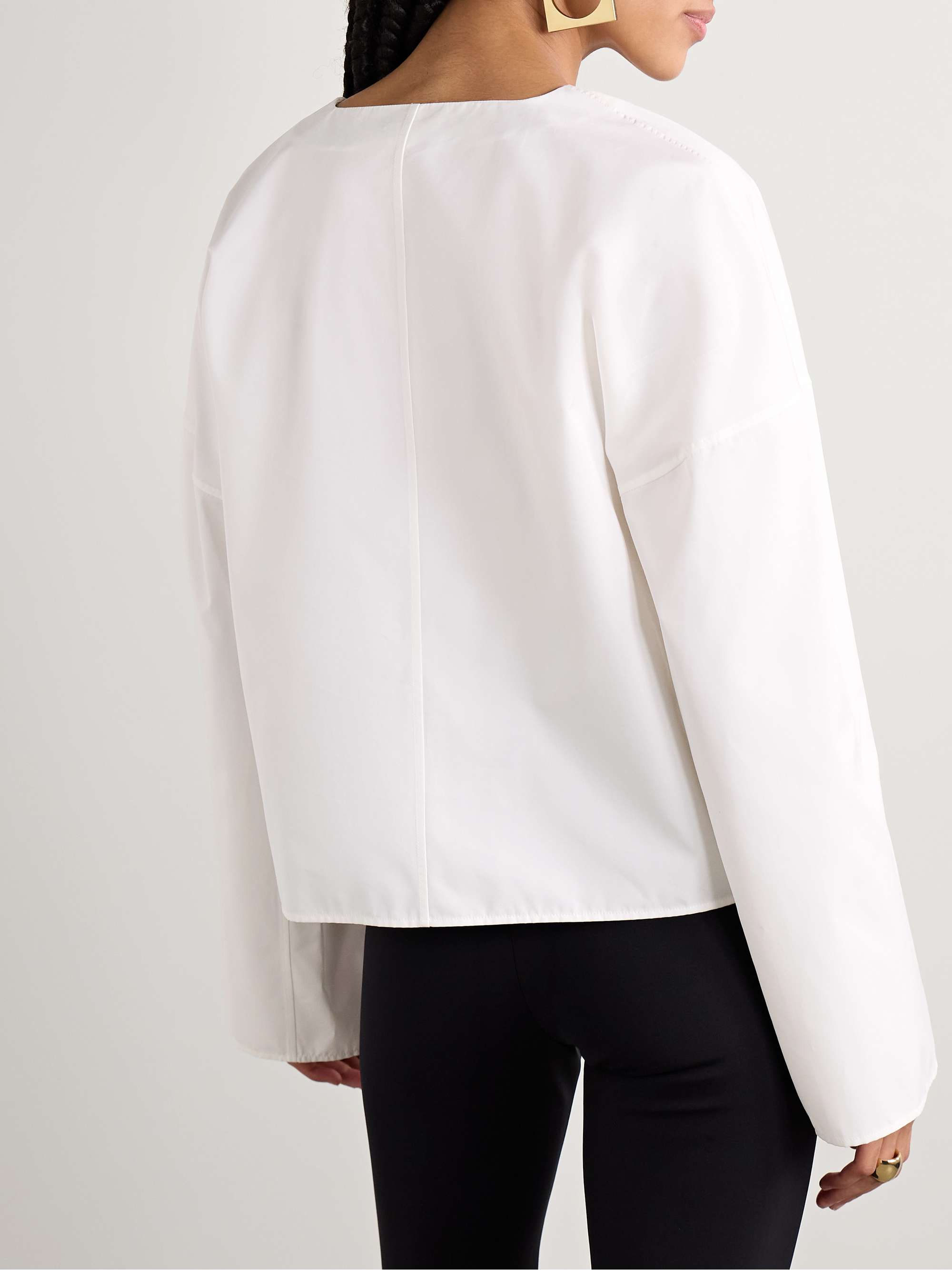 Fish cotton-poplin shirt view