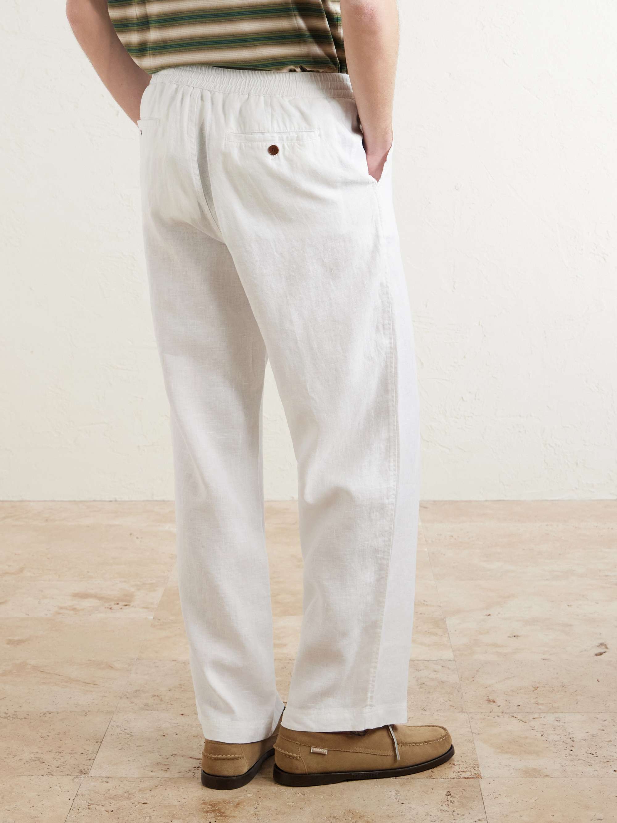 Arthur Wide-Leg Linen Trousers view