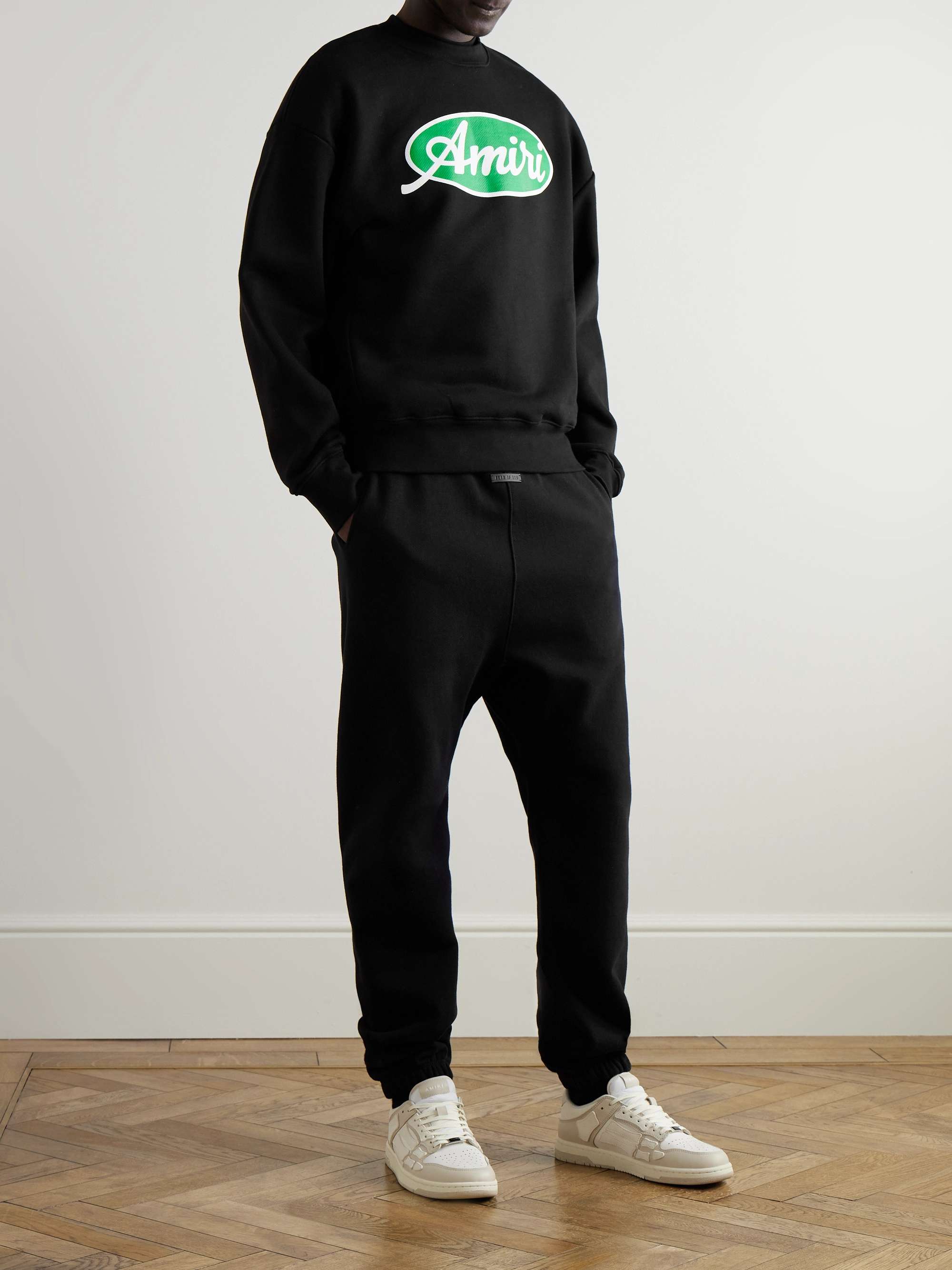 Oversized Logo-Print Cotton-Jersey Sweatshirt view