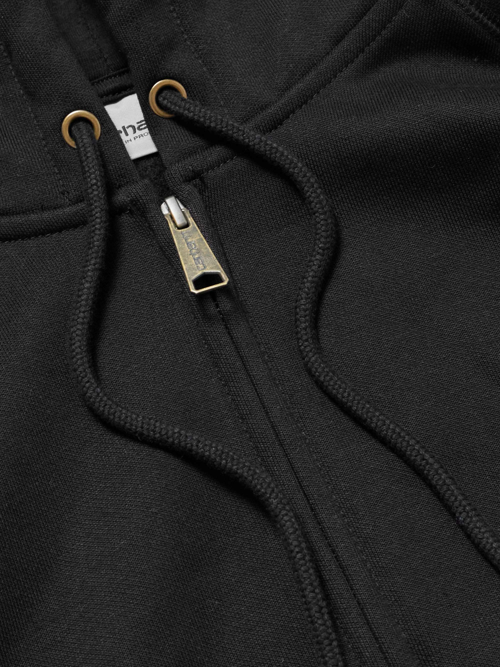Chase Cotton-Blend Jersey Zip-Up Hoodie view