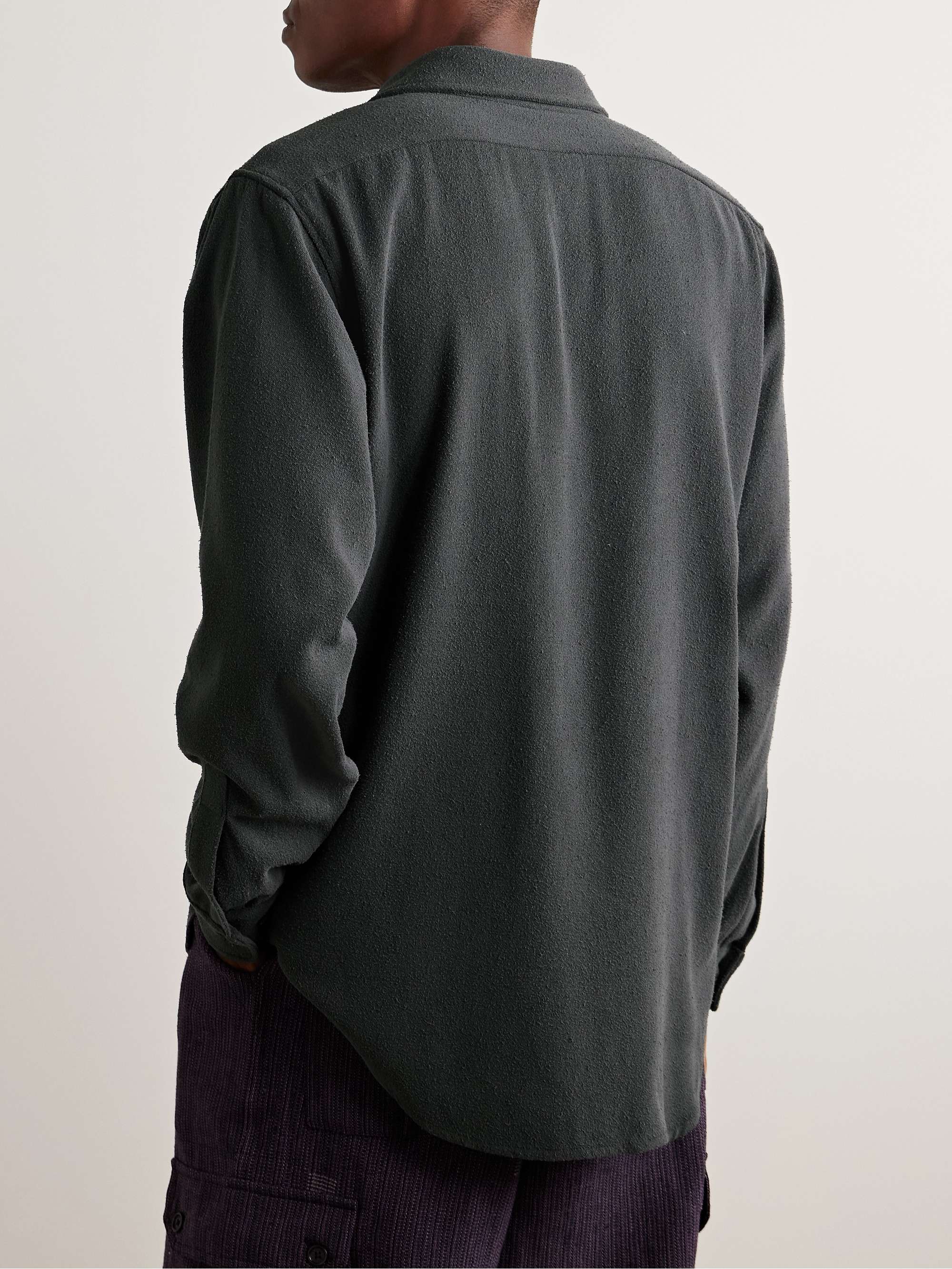 Brushed-Silk Shirt view