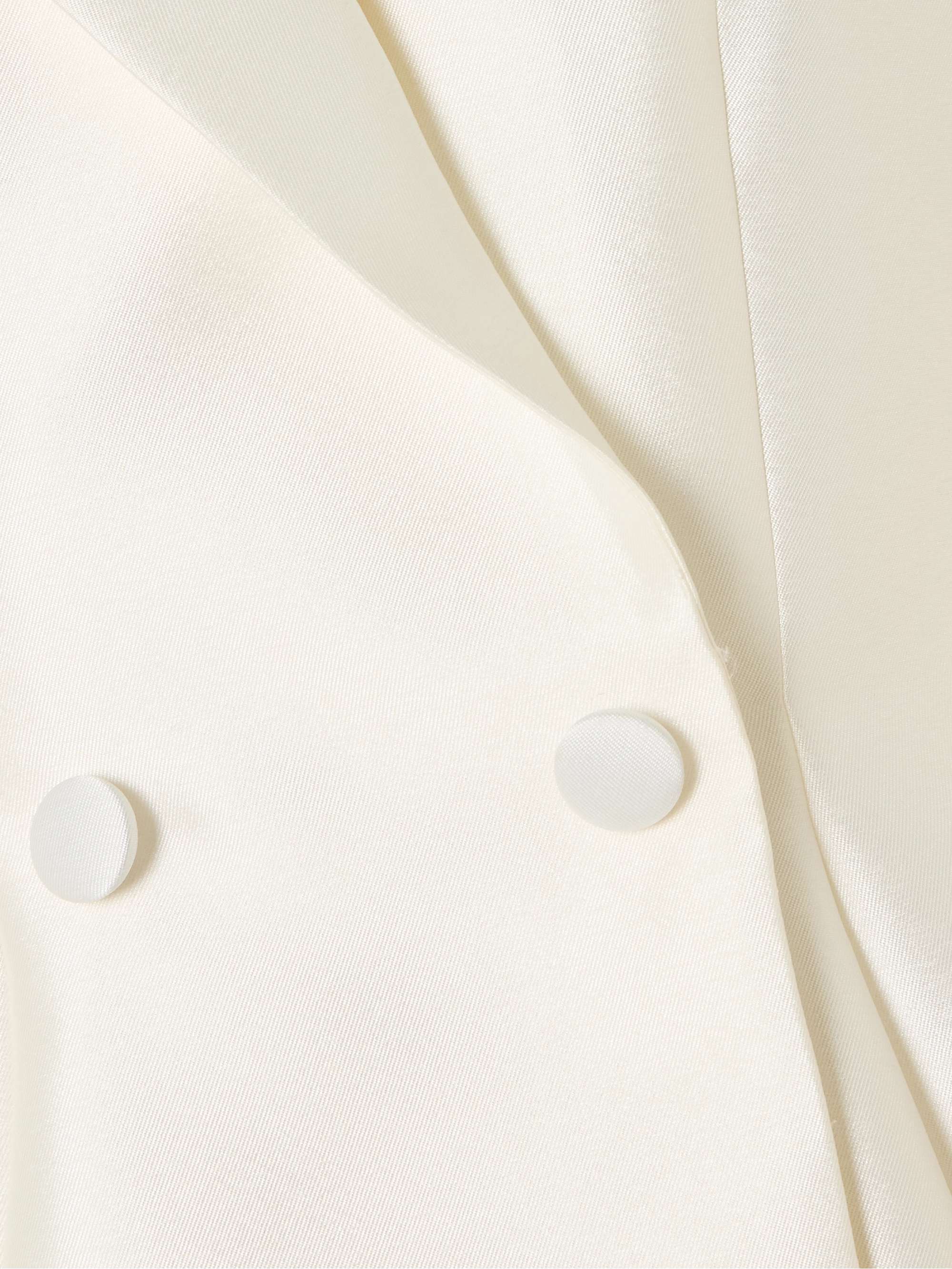 Sophie double-breasted pleated mikado midi dress view