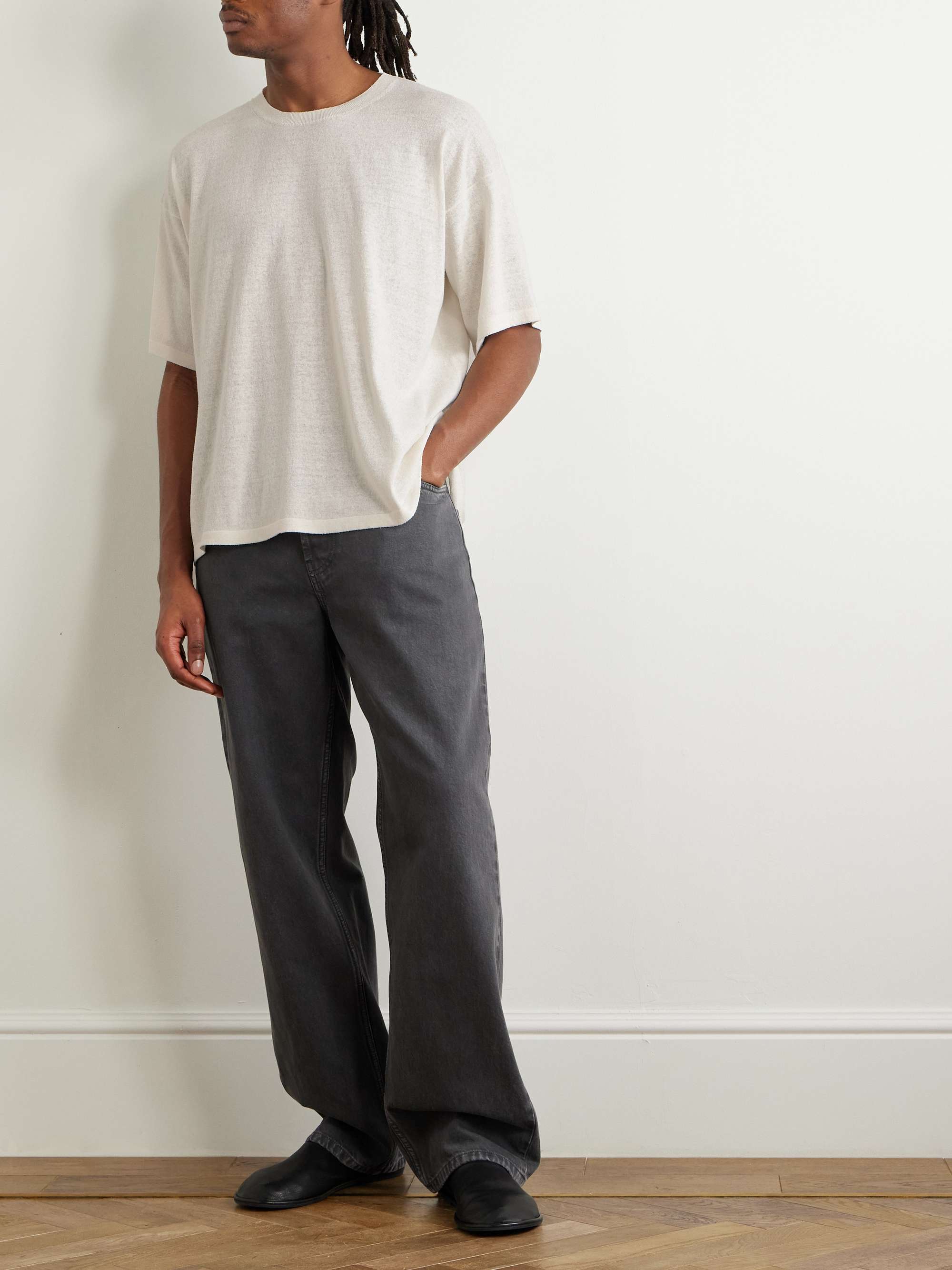 Stockton Silk-Blend Bourette T-Shirt view