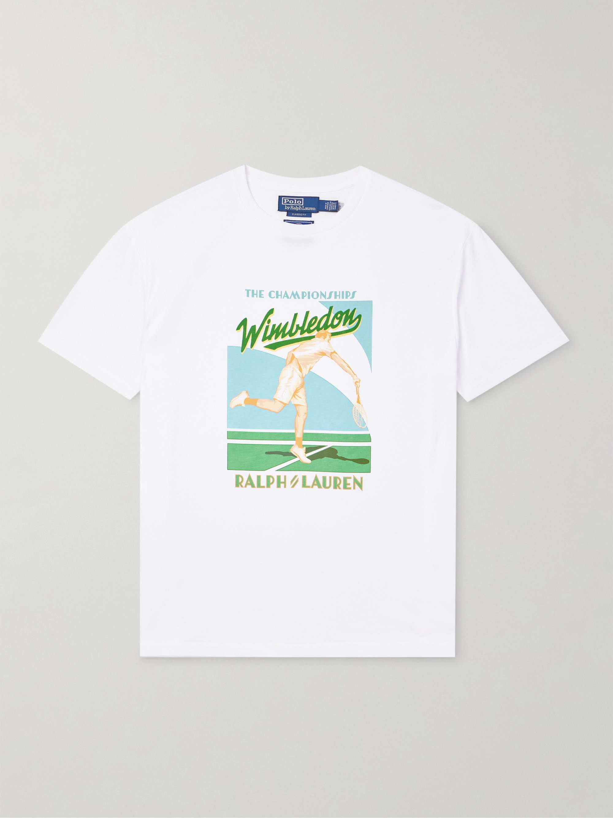 + Wimbledon Printed Cotton-Jersey T-Shirt view