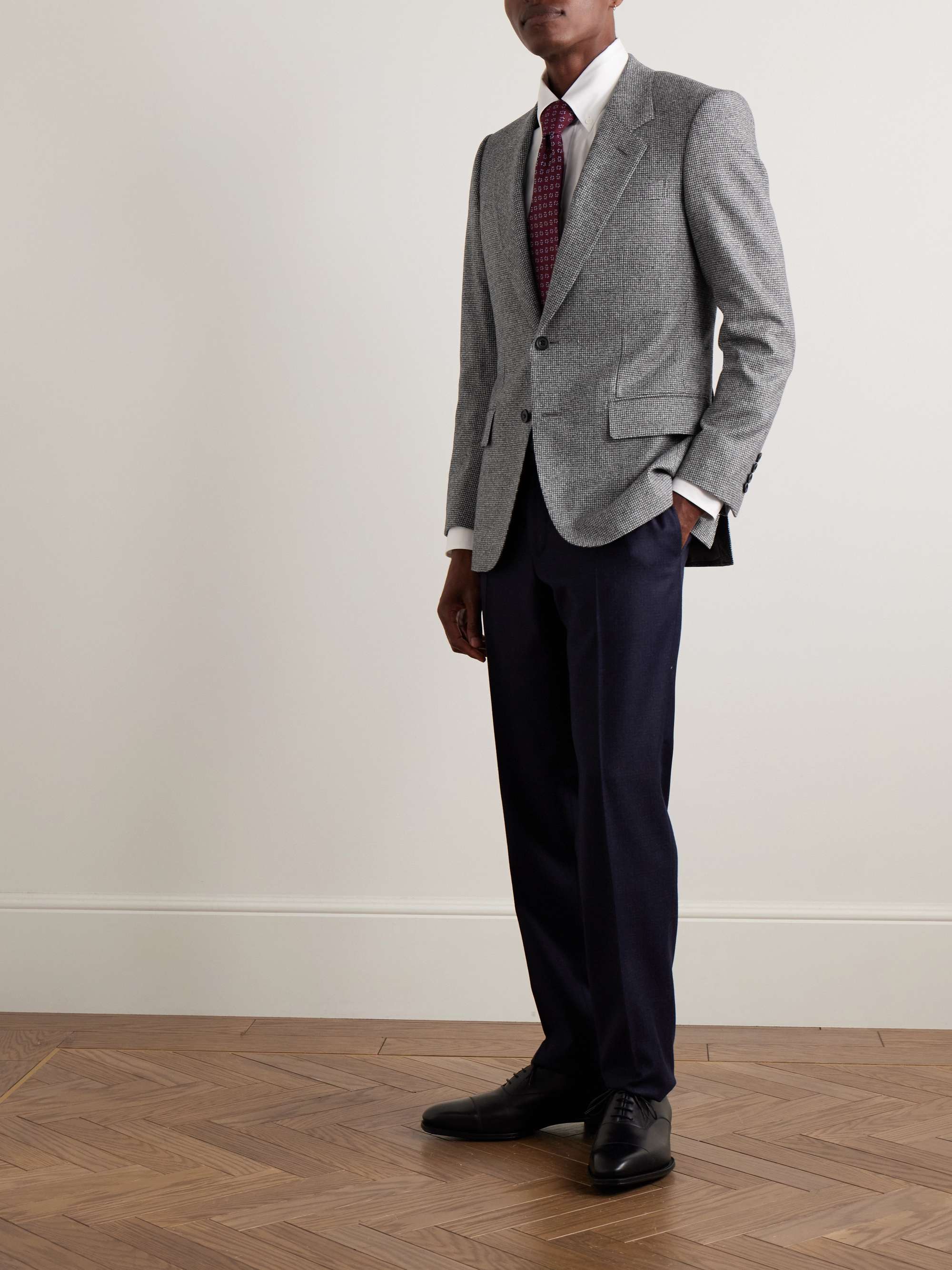 Clifford Slim-Fit Puppytooth Wool Suit Jacket view