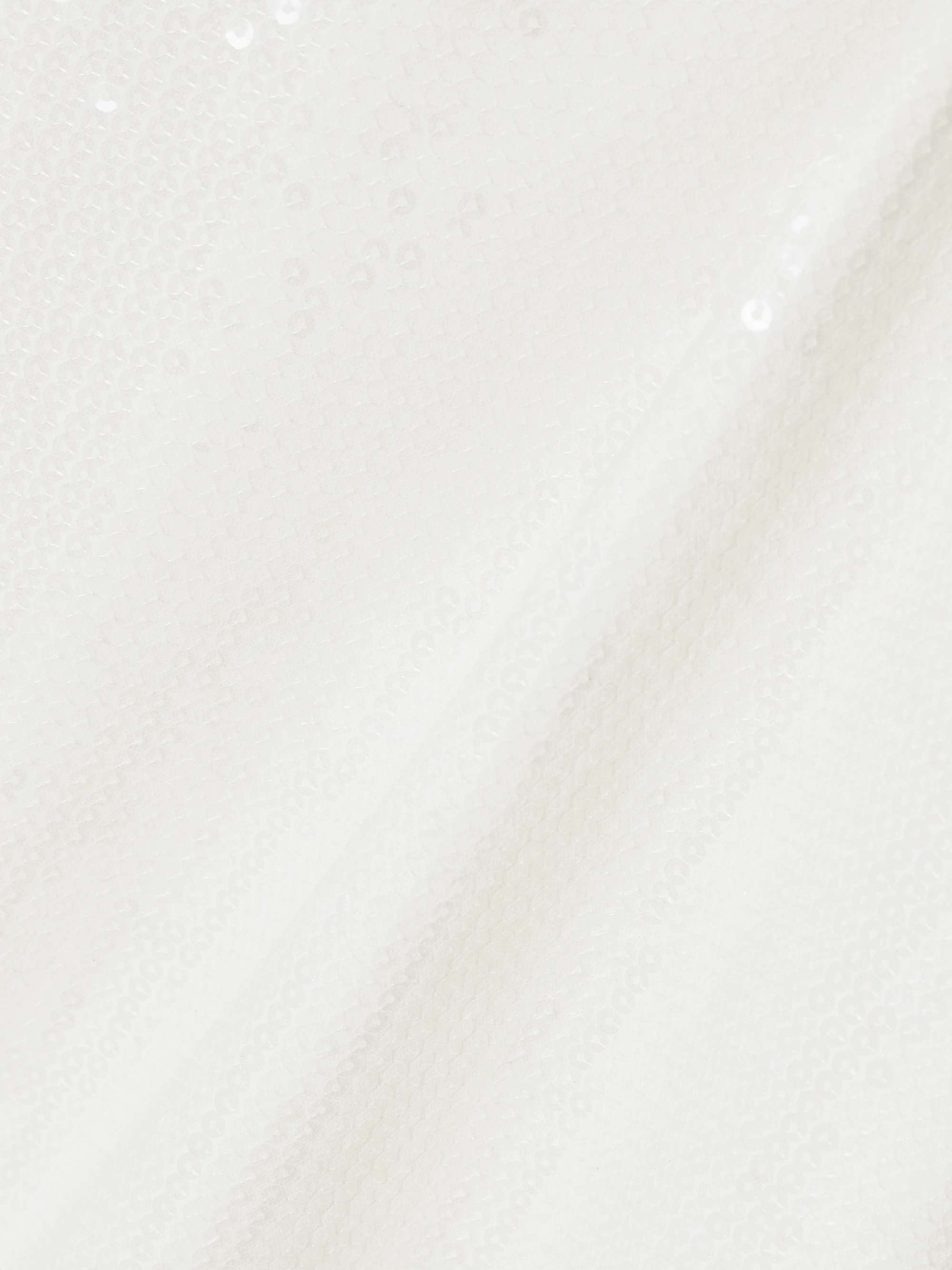 Strapless sequined crepe midi dress view