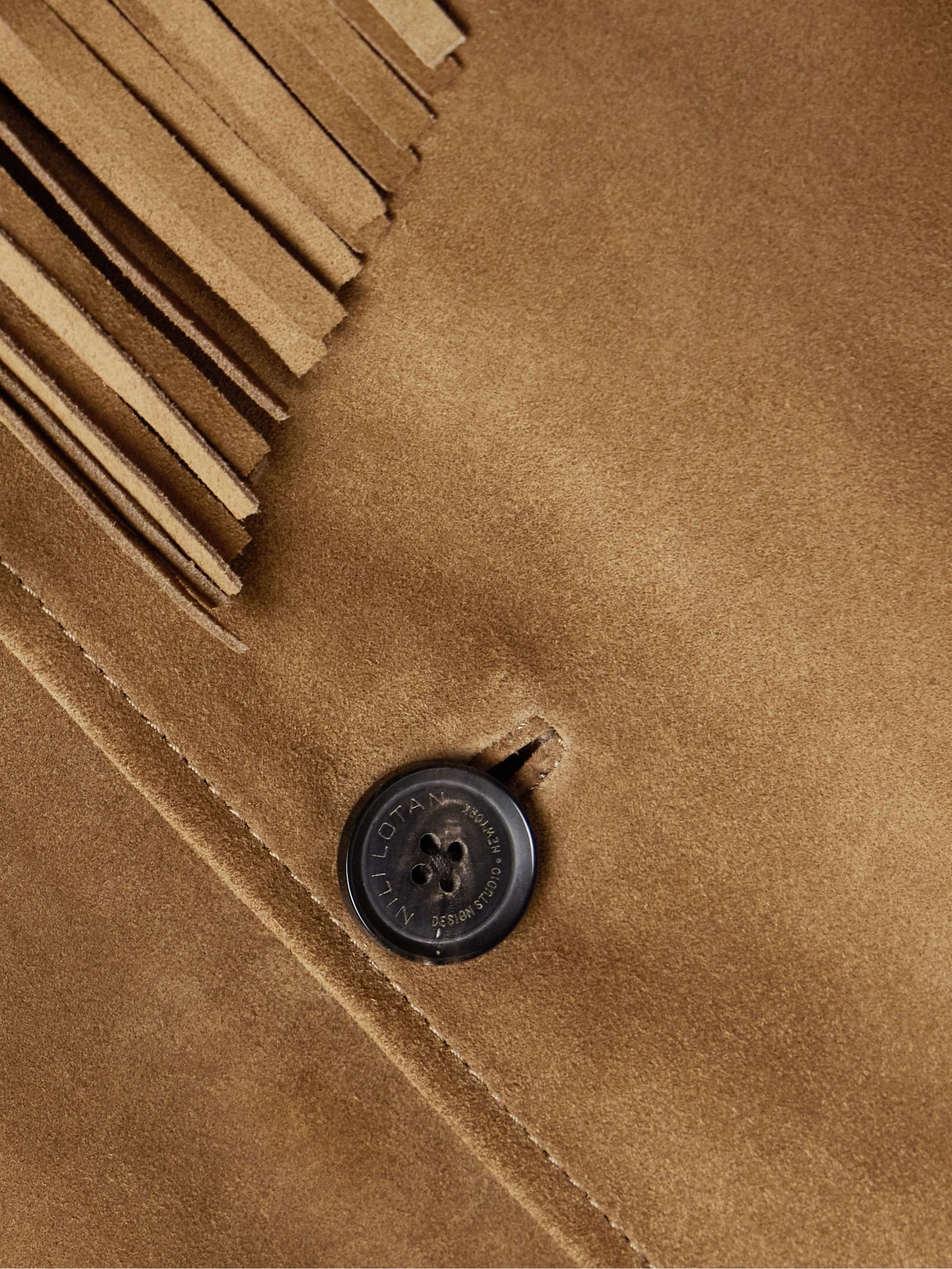 Maelle fringed suede jacket view