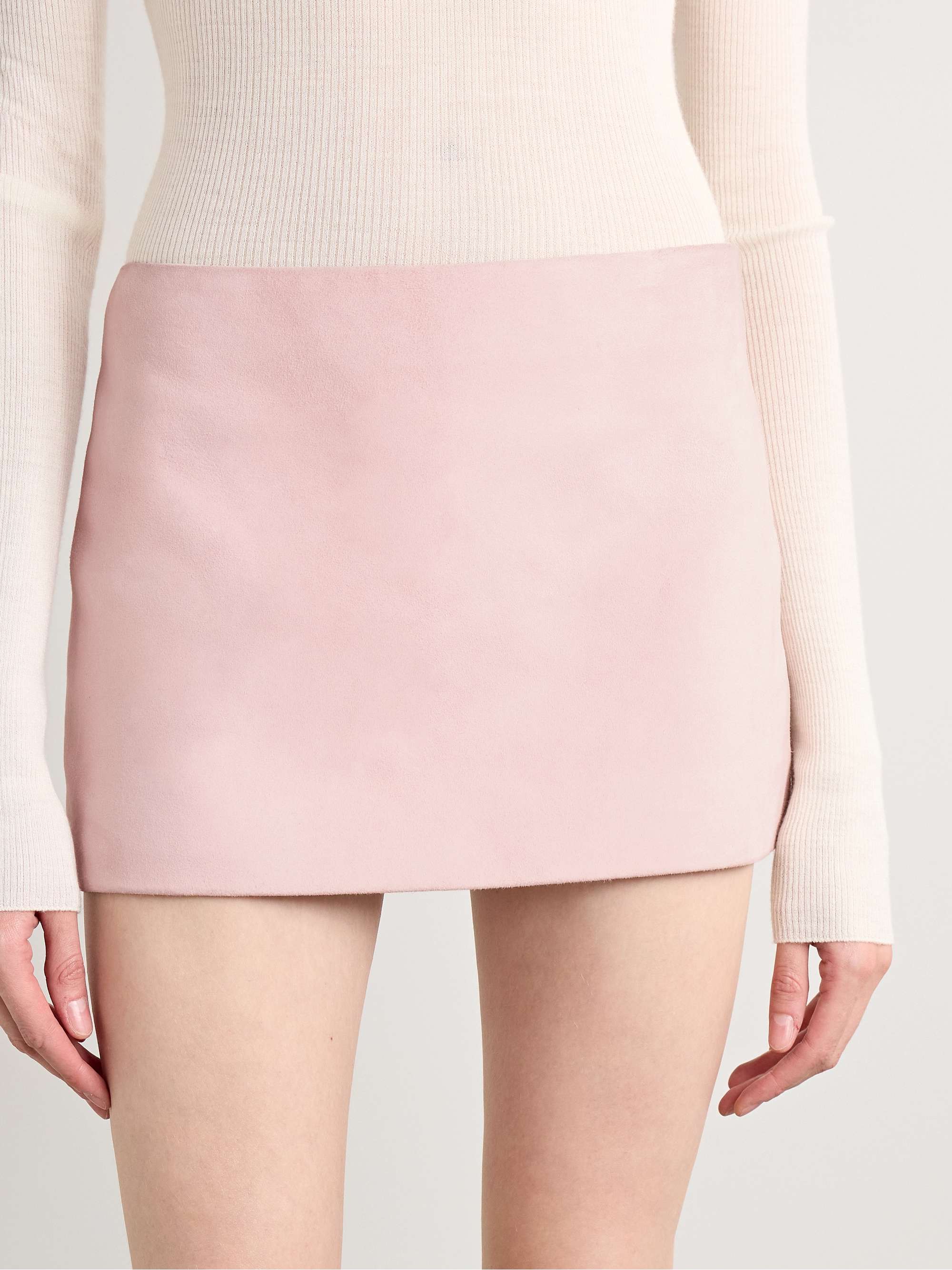Jett suede mini skirt view