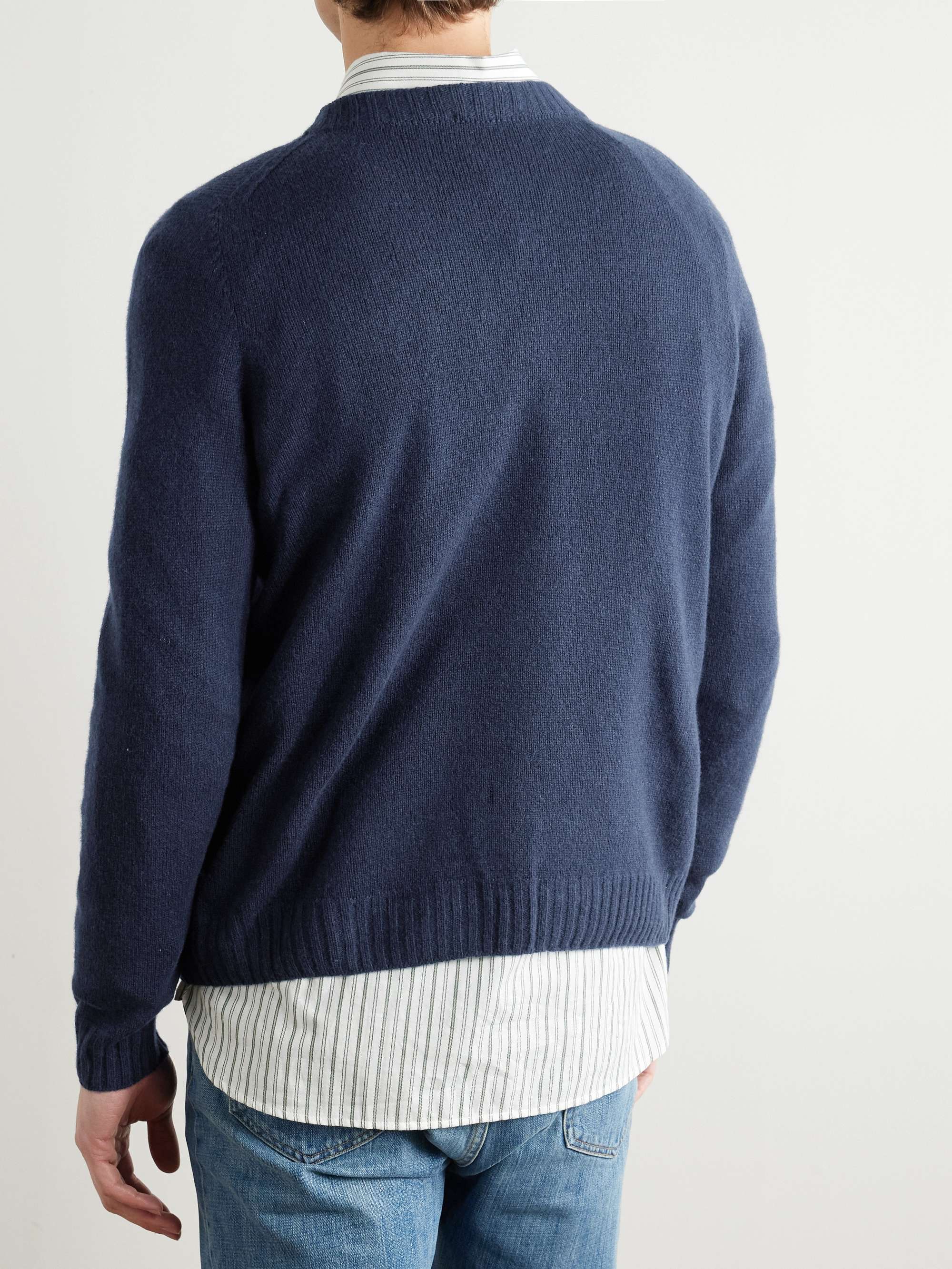 Norfolk Recycled-Cashmere and Merino Wool-Blend Sweater view